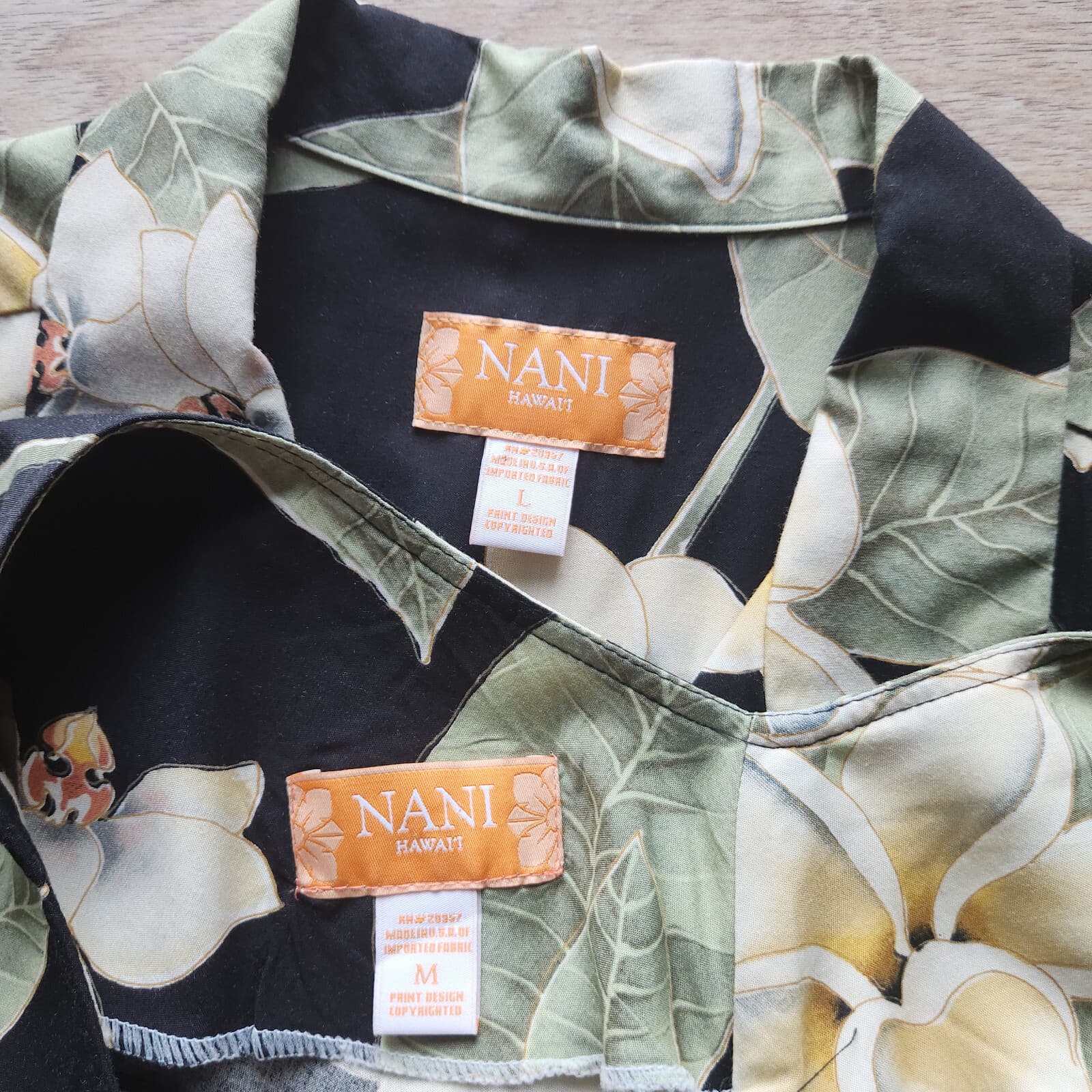 Nani Hawaii Tropical Floral 2 Piece Maxi Dress Button-Up Shirt Multicolor Sz.M/L - Thumbnail 9