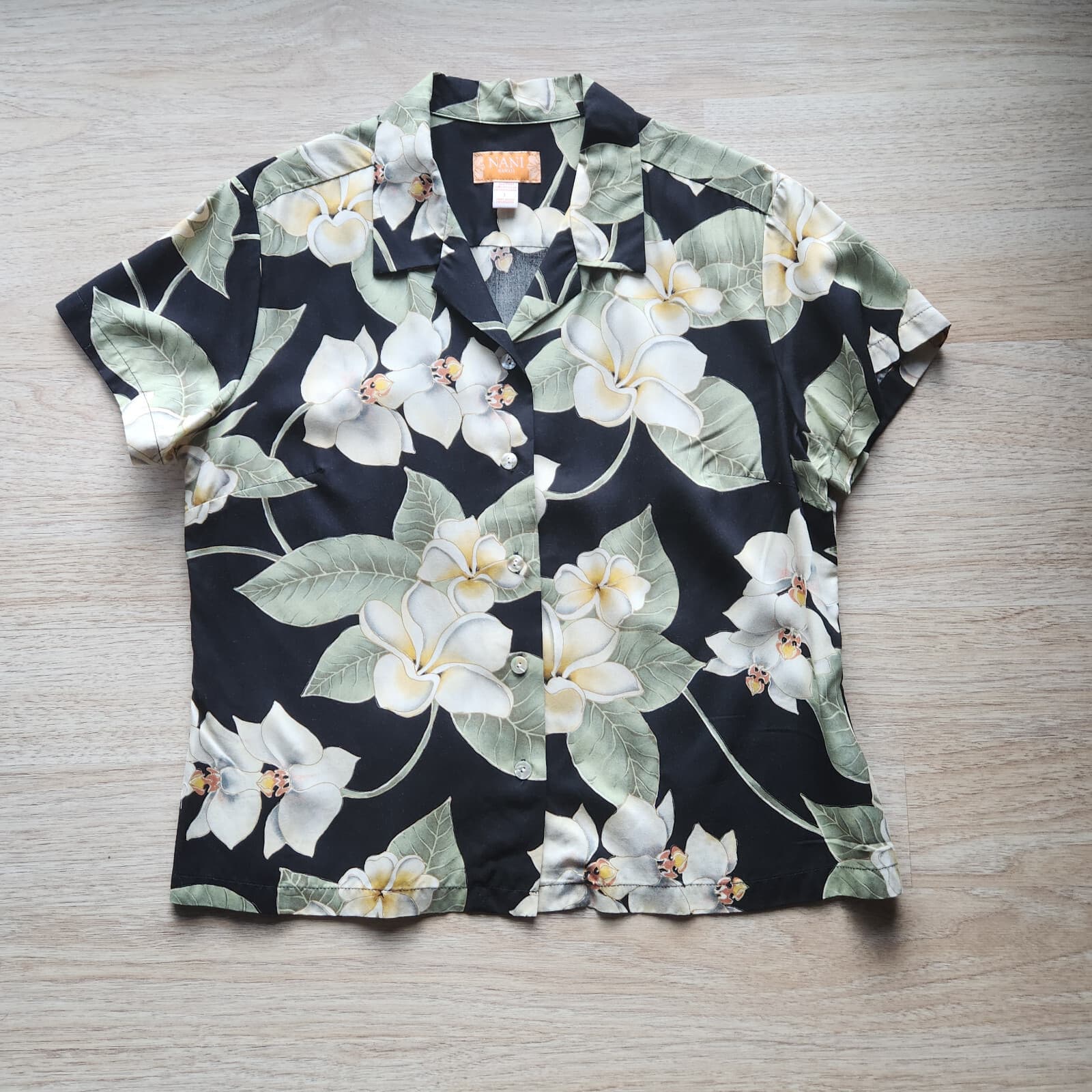 Nani Hawaii Tropical Floral 2 Piece Maxi Dress Button-Up Shirt Multicolor Sz.M/L - Thumbnail 6