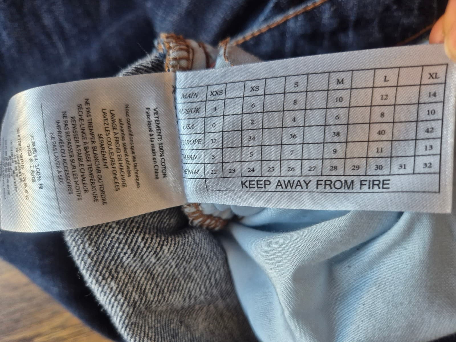 One Teaspoon Organic Denim High Rise Cropped Jeans Frayed Hem Dark Wash Women 29 - Thumbnail 10