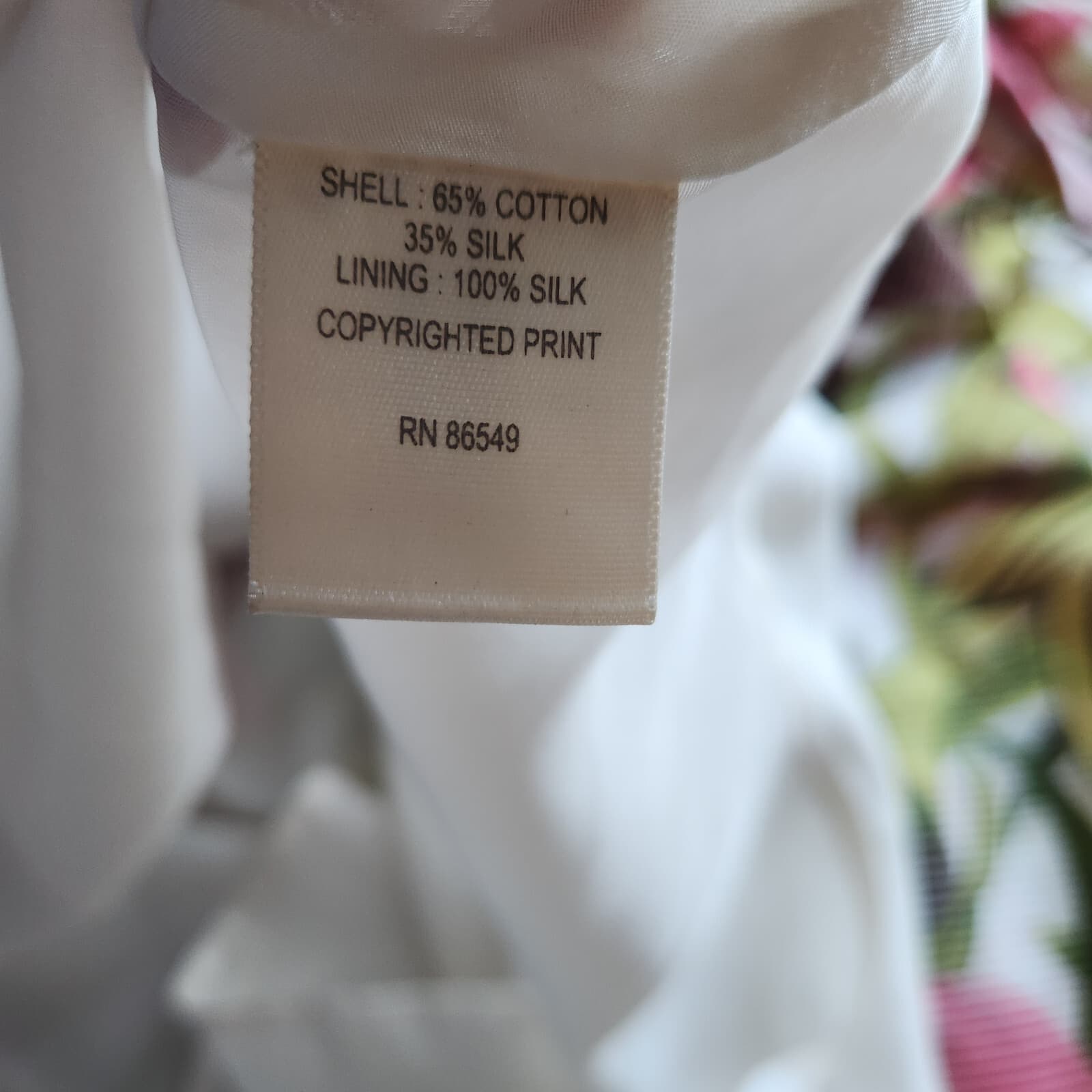 Tommy Bahama Halter Watercolor Orchid Tropical Silk Party Cocktail Dress Sz.16 - Thumbnail 10