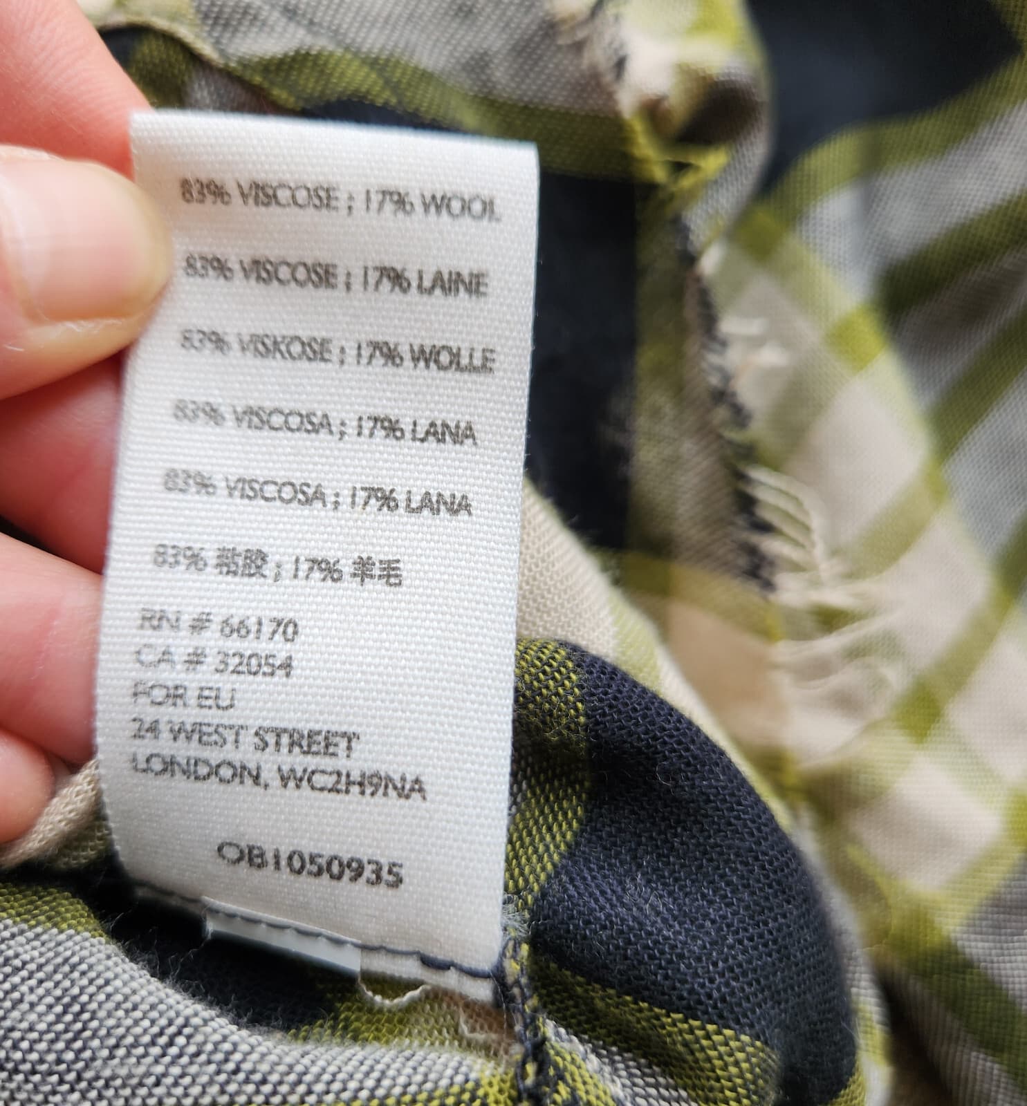 NWoT We The Free Pacific Down Wool Blend Plaid Shirt Snap Tie-Back Green Woman M - Thumbnail 15