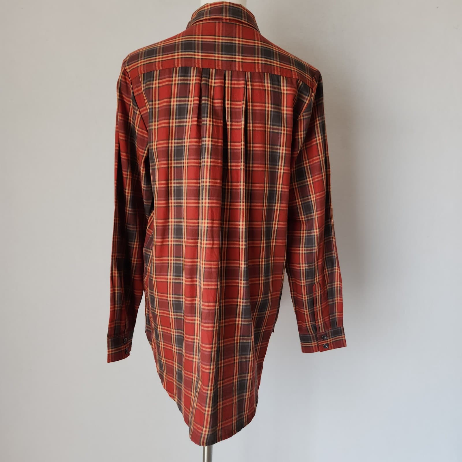 NWoT ARIAT Red Plaid Button-Up Western Shirt Long Sleeve Pocket Cotton Women's M - Thumbnail 6