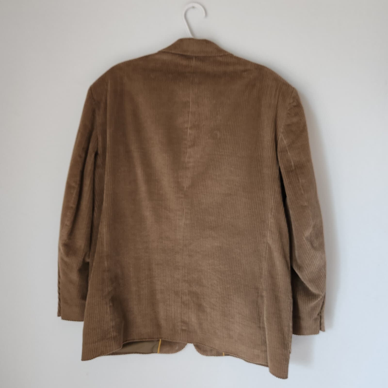 Vintage Members Only Corduroy Sport Coat Blazer Lined Cotton Brown Men's 44R - Thumbnail 2