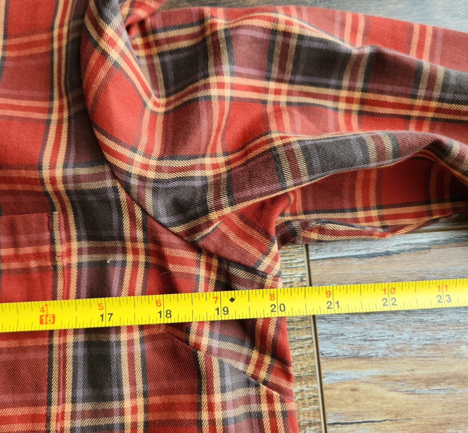 NWoT ARIAT Red Plaid Button-Up Western Shirt Long Sleeve Pocket Cotton Women's M - Thumbnail 12