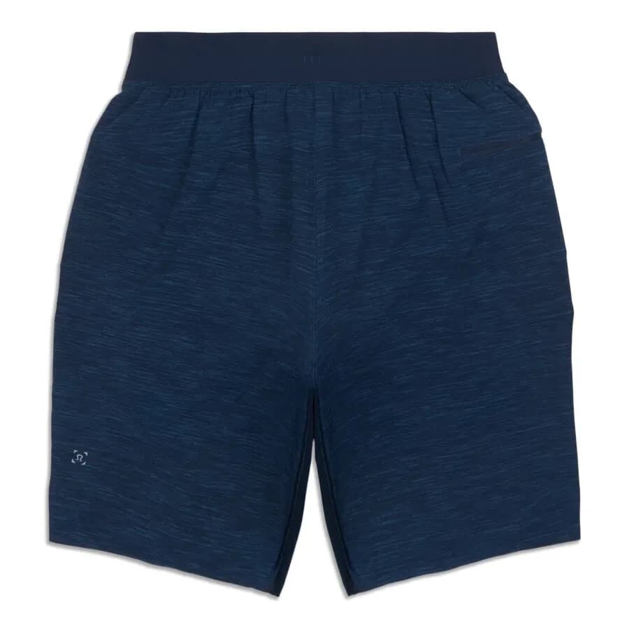 Lululemon T.H.E. Linerless Short 9" Traing Relax Drawstring Pocket Blue Men's L - Thumbnail 4