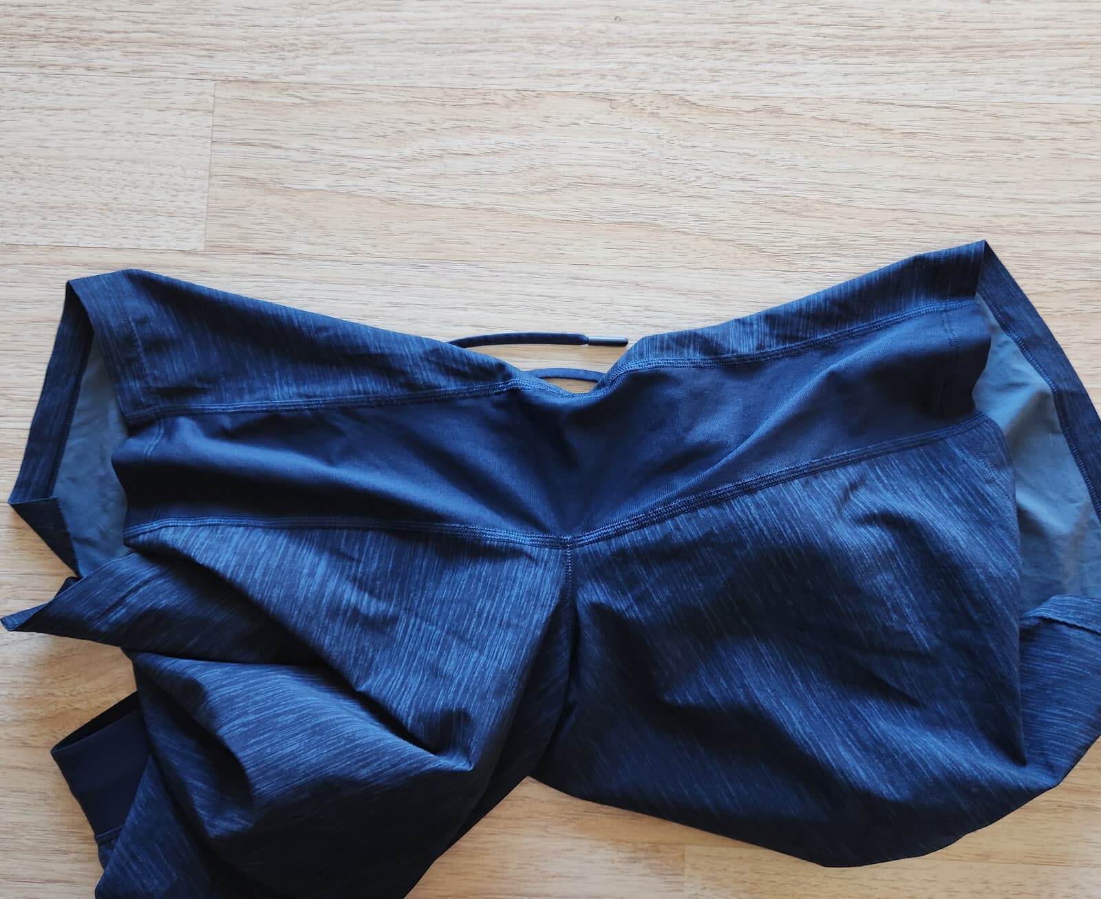 Lululemon T.H.E. Linerless Short 9" Traing Relax Drawstring Pocket Blue Men's L - Thumbnail 9