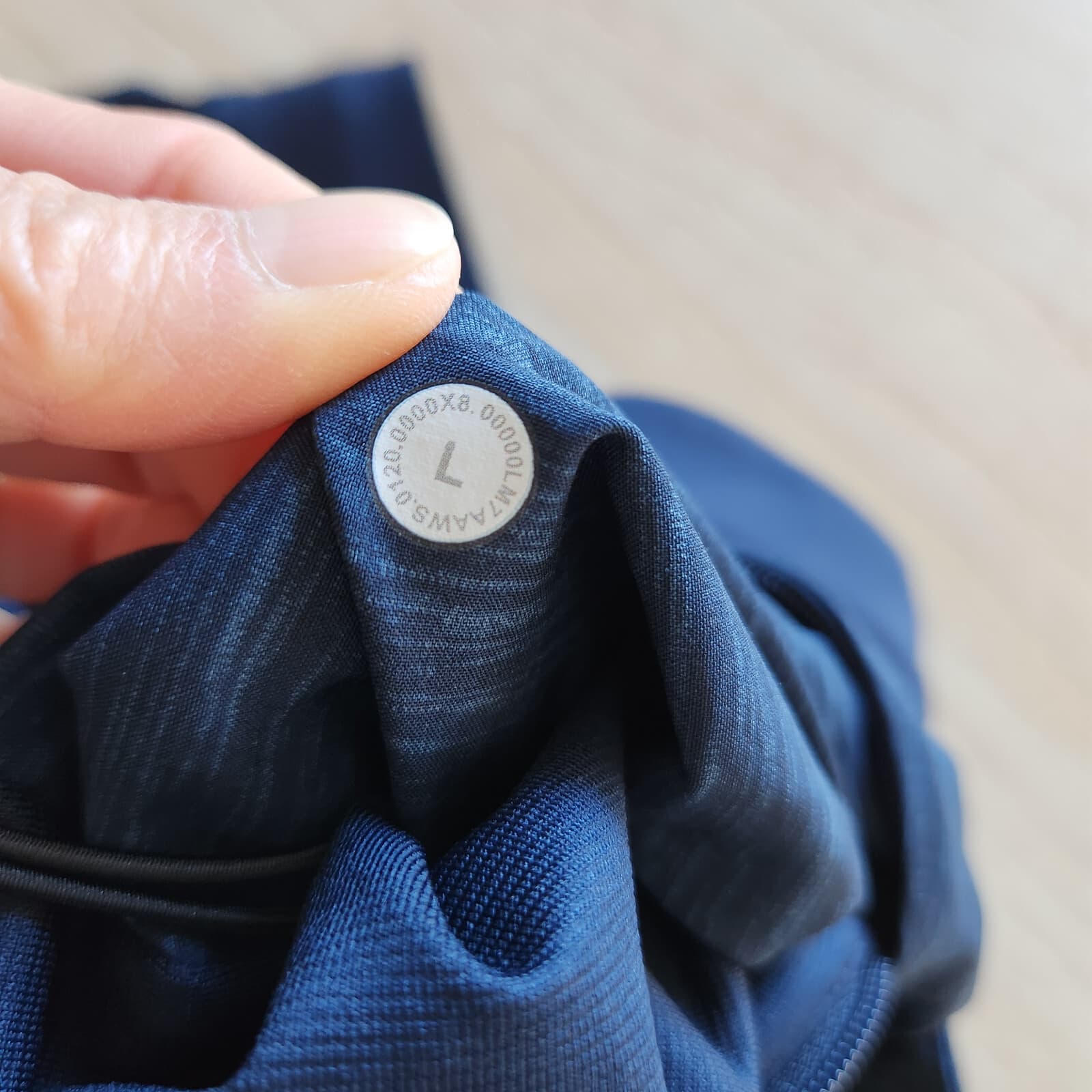 Lululemon T.H.E. Linerless Short 9" Traing Relax Drawstring Pocket Blue Men's L - Thumbnail 11