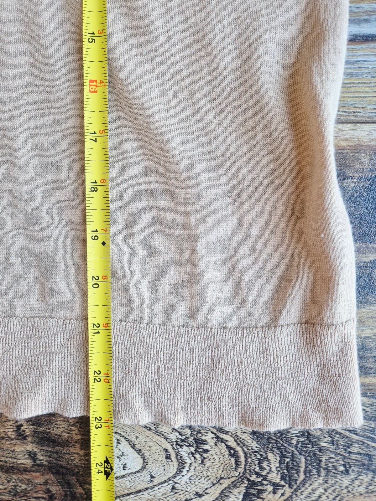 Brooks Brothers $168 Silk Cashmere Shawl Collar Sweater Pullover Beige Women's M - Thumbnail 13