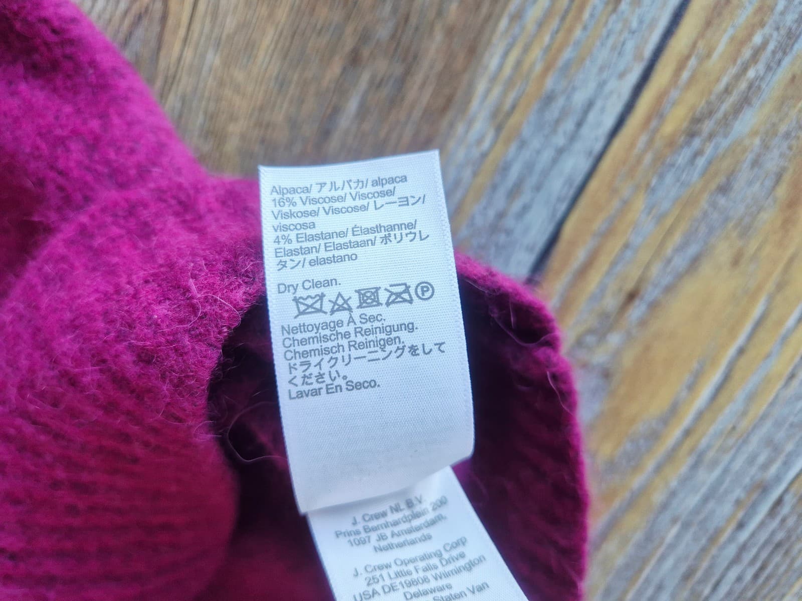 Madewell CloudSoft Wool Alpaca Drop-Shoulder Crewneck Sweater Autumn Fuchsia M - Thumbnail 13