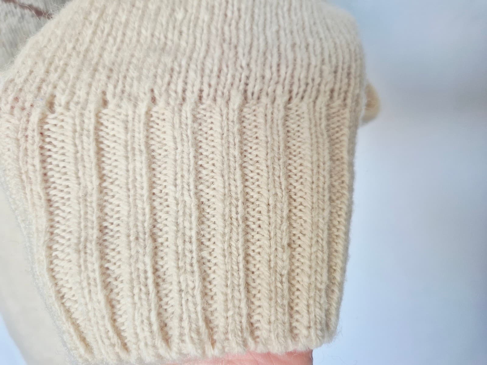 Vintage French Connection Shetland Wool Scandinavian Sweater Crew-Collar Size S - Thumbnail 6