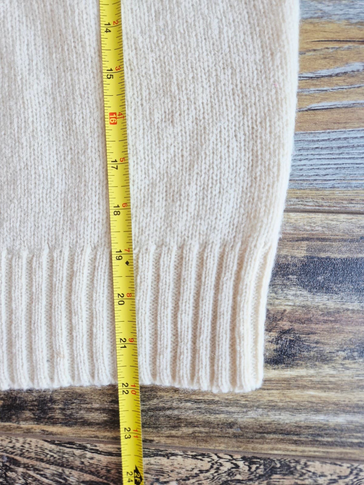 Vintage French Connection Shetland Wool Scandinavian Sweater Crew-Collar Size S - Thumbnail 13