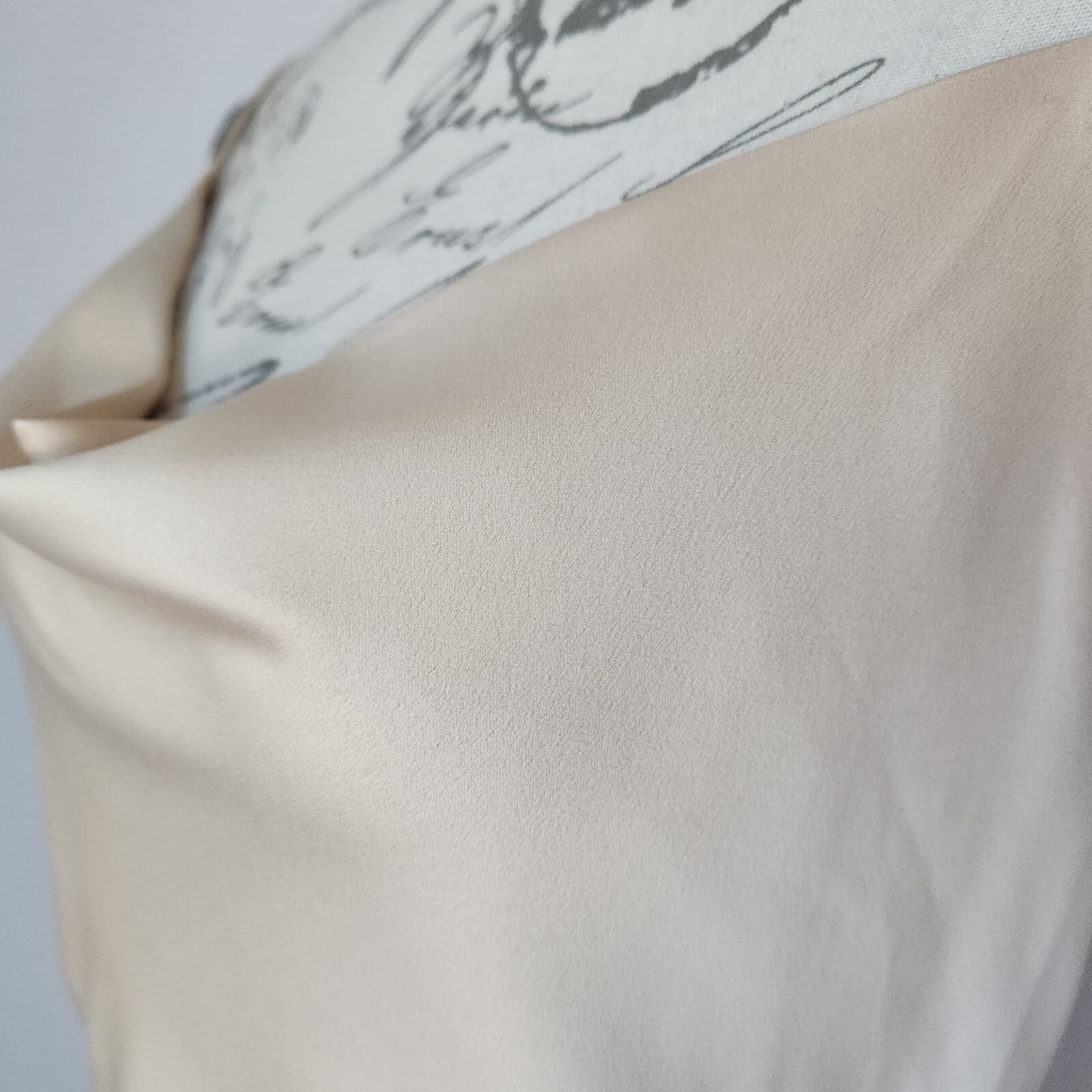 Birdy Grey Lisa Satin Cowl Party Cocktail Midi Slip Dress Shiny Gold Beige Sz.M - Thumbnail 6