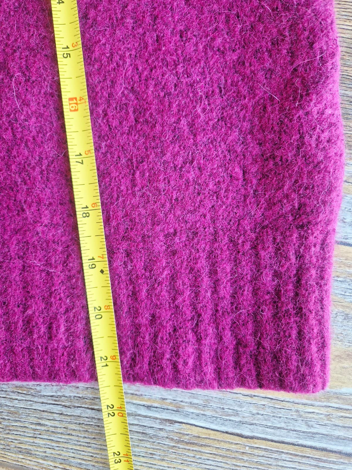 Madewell CloudSoft Wool Alpaca Drop-Shoulder Crewneck Sweater Autumn Fuchsia M - Thumbnail 17