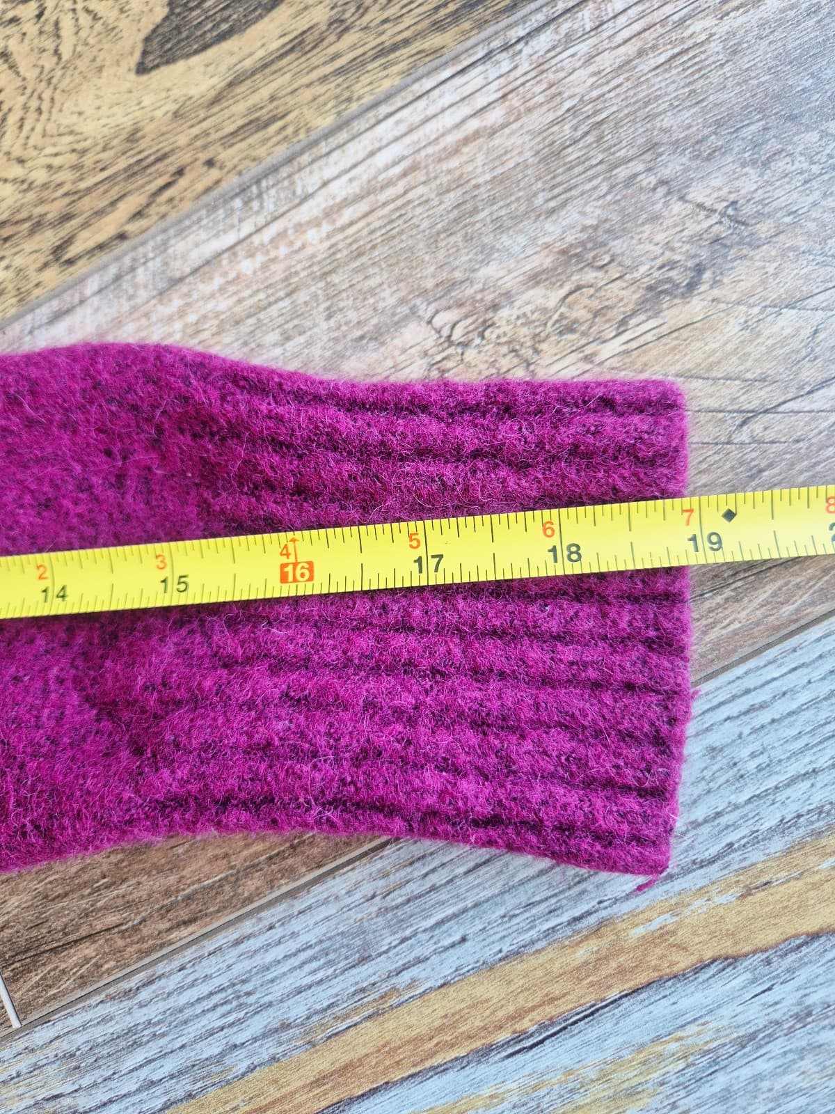 Madewell CloudSoft Wool Alpaca Drop-Shoulder Crewneck Sweater Autumn Fuchsia M - Thumbnail 15