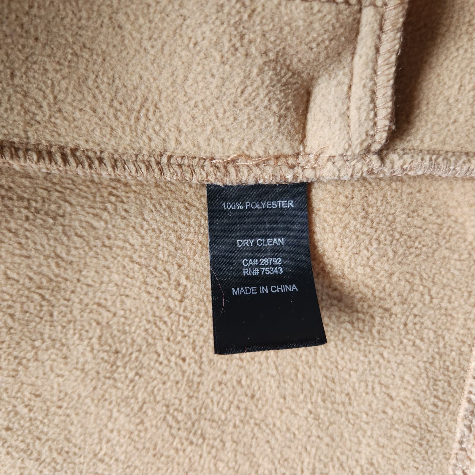 Joie Teddy Sherpa Fleece Jacket Snap Pocket Long Sleeve Tan Women's S - Thumbnail 9