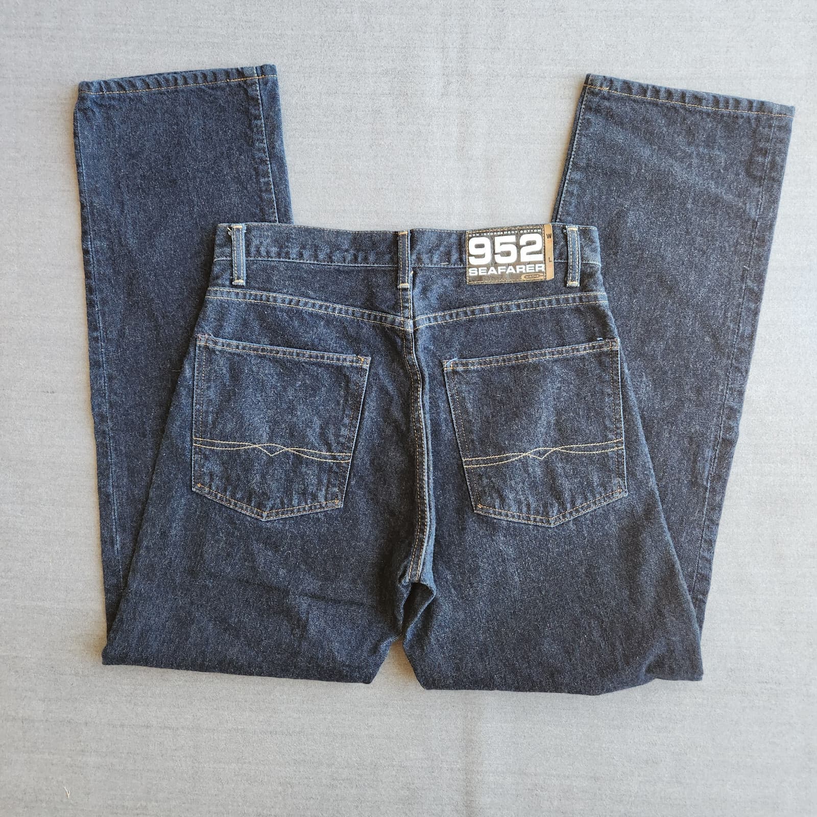NWoT G-Star 952 Seafarer Shortcut Straight Jean Buttoy Fly Blue Cotton Men 31x32 - Thumbnail 5