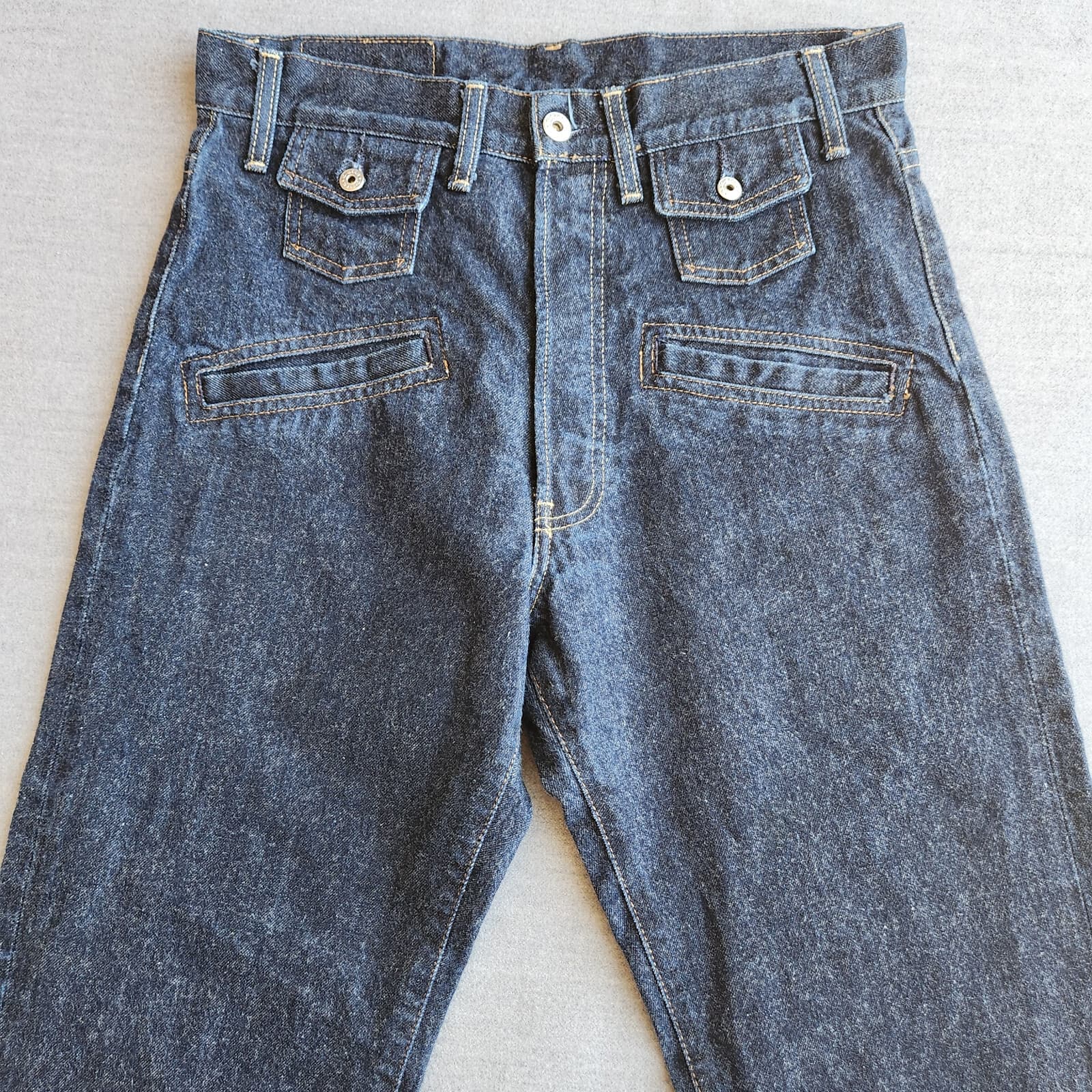 NWoT G-Star 952 Seafarer Shortcut Straight Jean Buttoy Fly Blue Cotton Men 31x32 - Thumbnail 3