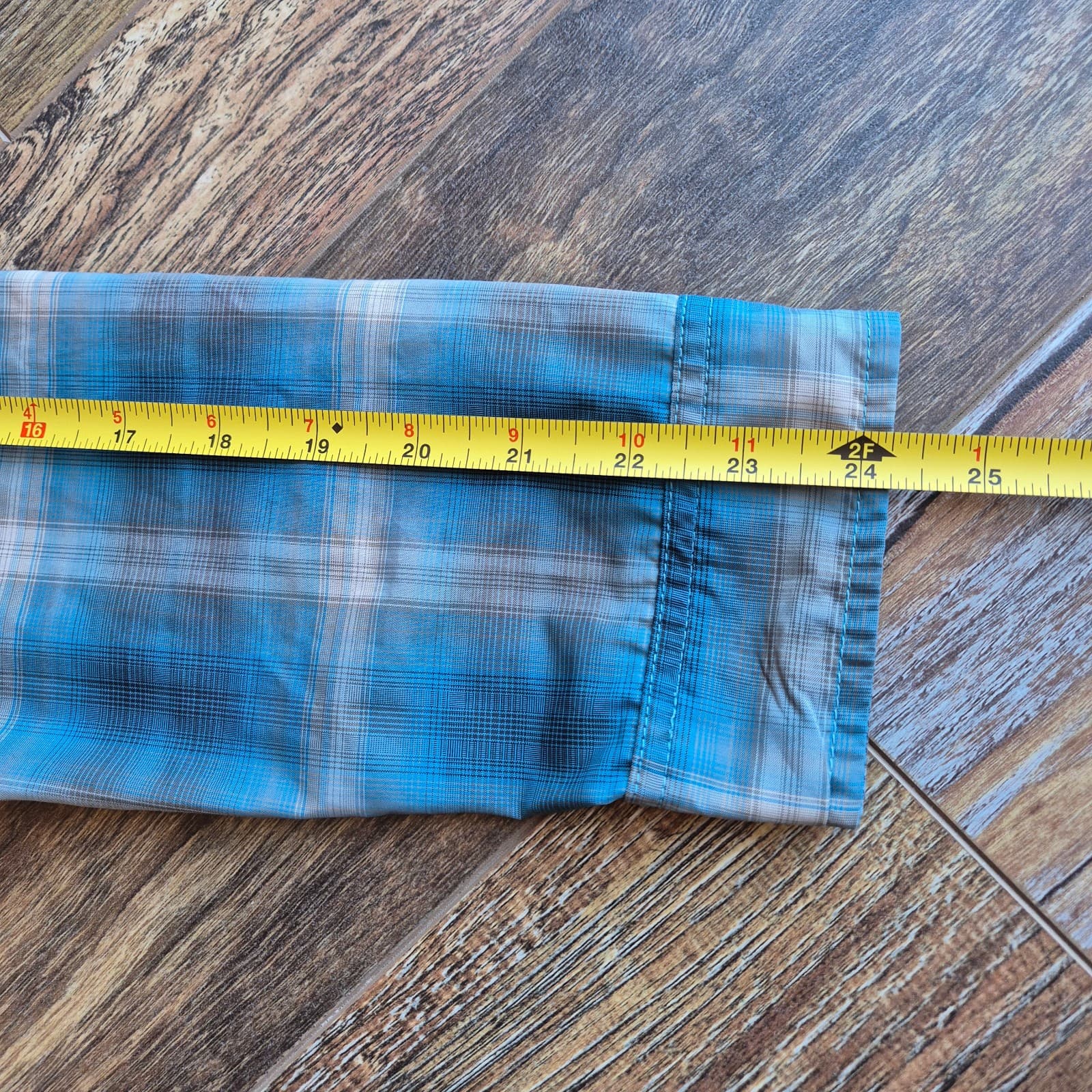 KUHL Outdoor Camping Button-Up Shirt Blue Plaid Long Sleeve Pocket Women's M - Thumbnail 12