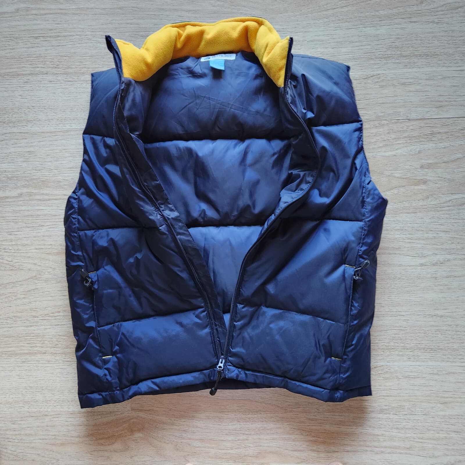 Physical Science PHYS.SCI Down-Insulated Puffer Vest Fleece Collar Blue Men L - Thumbnail 3