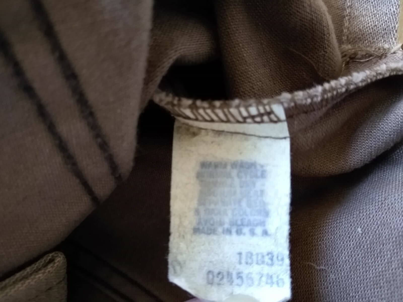 VTG 70s Lee Set Fabric Improver 100%Cotton Men Shirt Jacket Snap Brown Sz.XL USA - Thumbnail 4