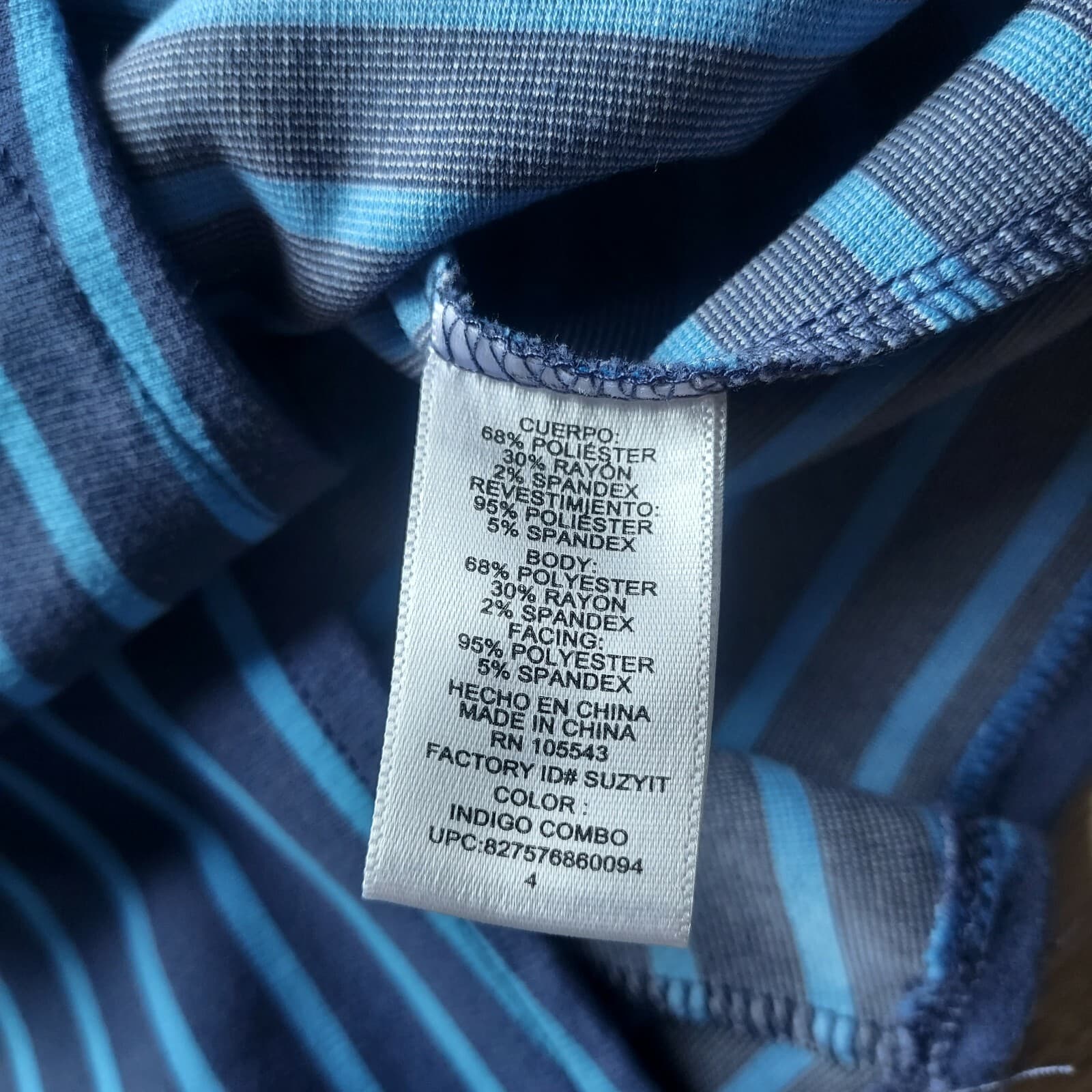 Peter Som Design Nation Knit Stripe Mini Dress Sleeveless V-Neck Blue Women Sz.4 - Thumbnail 10