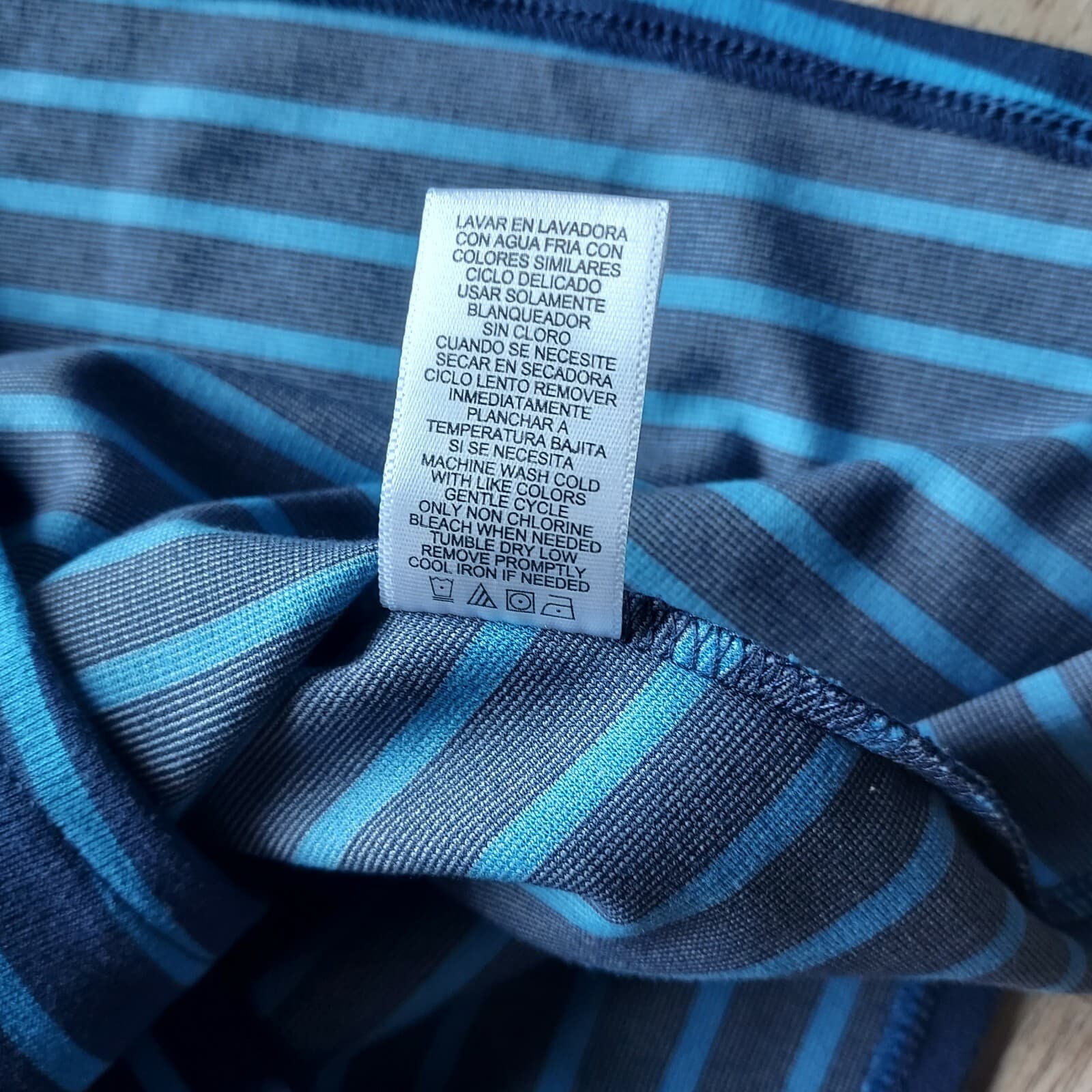 Peter Som Design Nation Knit Stripe Mini Dress Sleeveless V-Neck Blue Women Sz.4 - Thumbnail 11