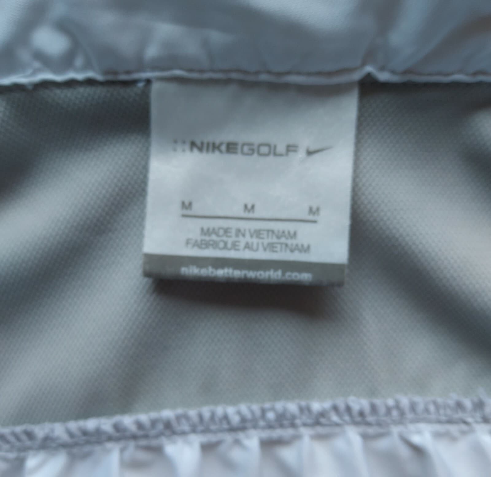 Nike Golf Activewear Hooded Jacket Full-Zip Pocket White Gray Women Sz.M - Thumbnail 11