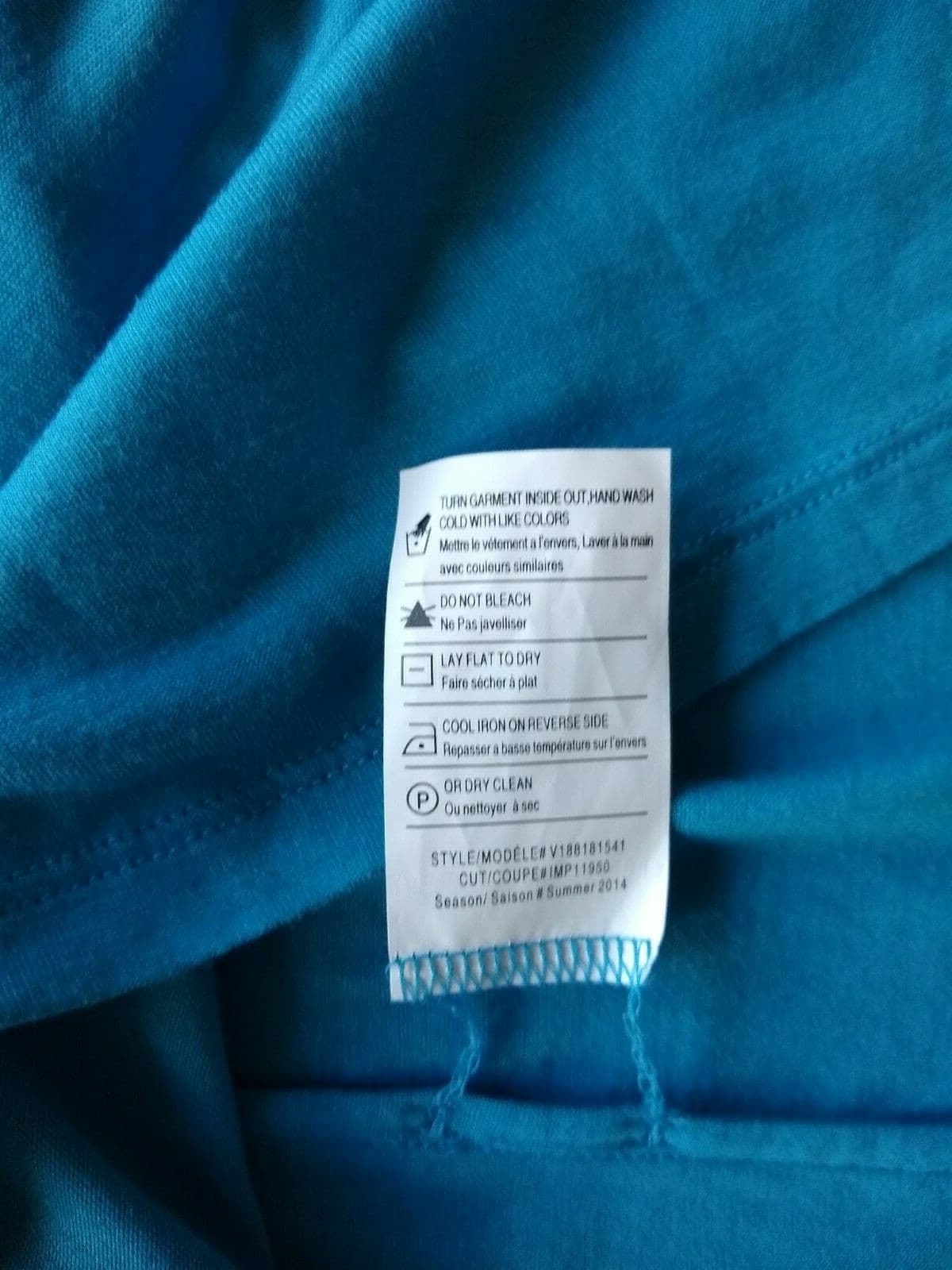 VINCE 100% Viscose Knit Tank Top Scoop-neck Sleeveless Blue Sz.S - Thumbnail 10
