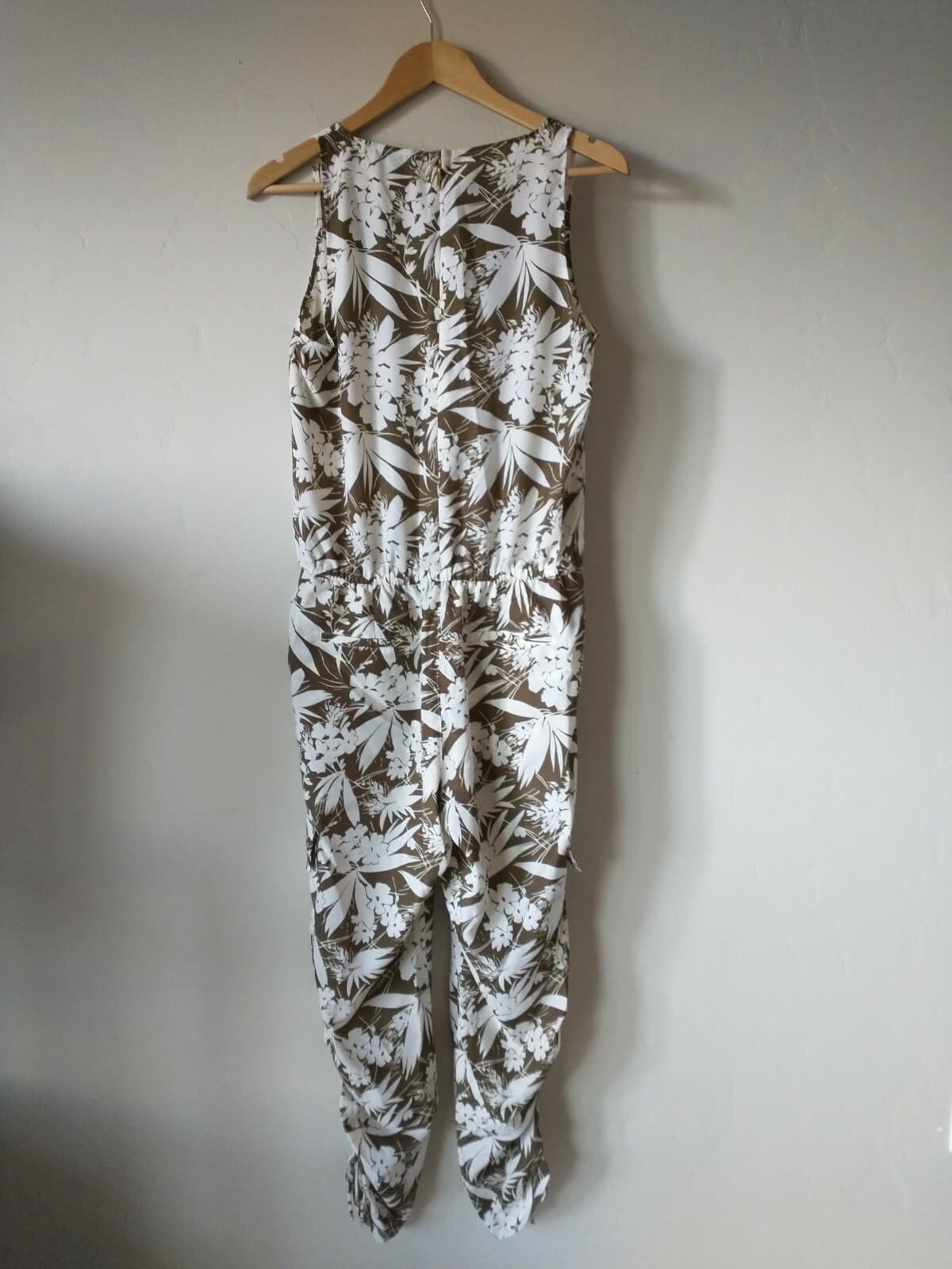 NWT LAUREN RALPH LAUREN Neila Green Cargo Ruched Jumpsuit Sleeveless Sz.6 $225 - Thumbnail 6