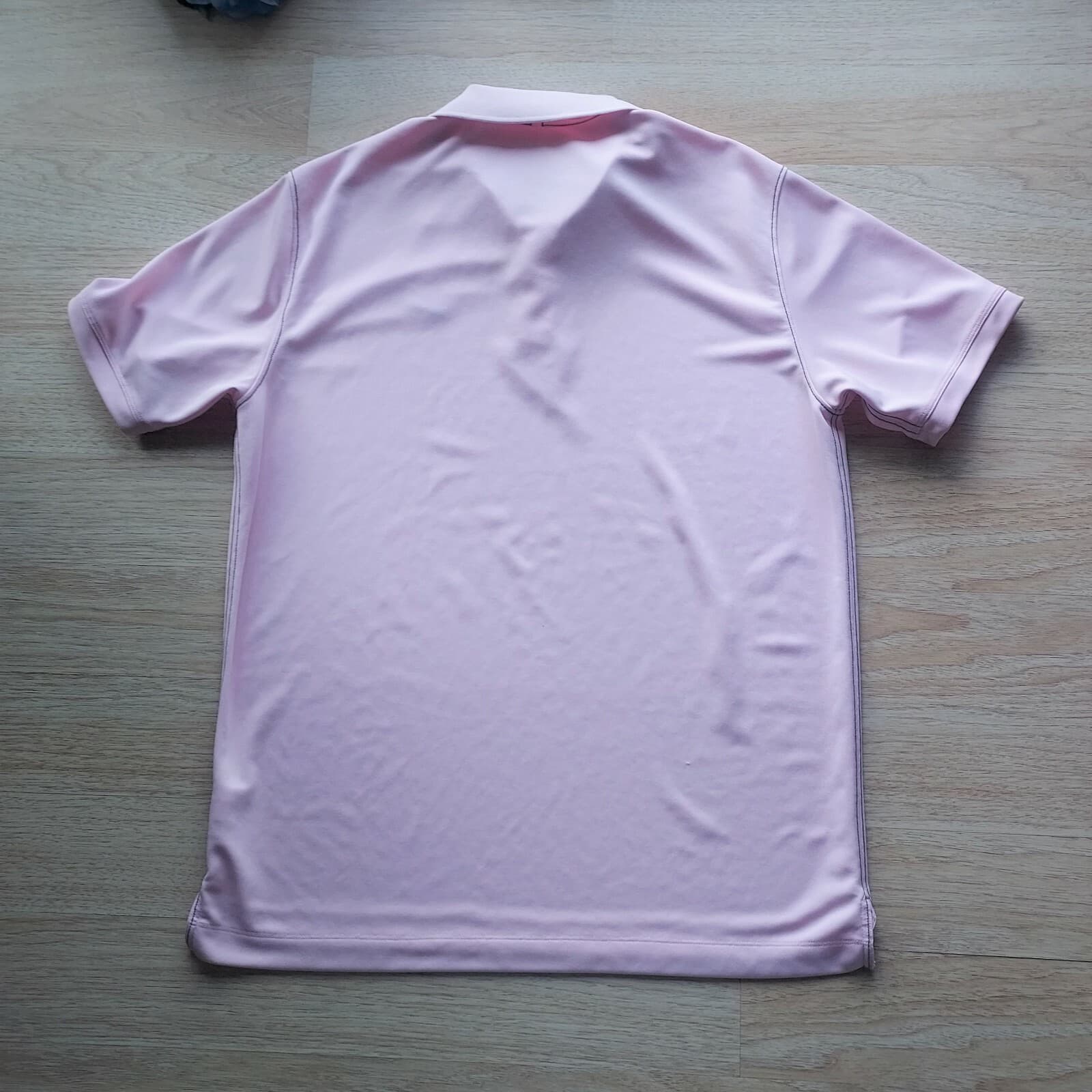 Nike Golf Dri-Fit Polo Shirt Short Sleeve Pink Polyester Men Sz.XL - Thumbnail 6