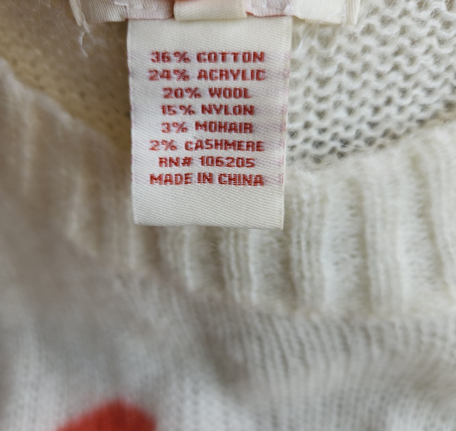 Sundance Abstract Cotton Wool Cashmere Mohair Crewneck Sweater Multicolor Sz.M - Thumbnail 11