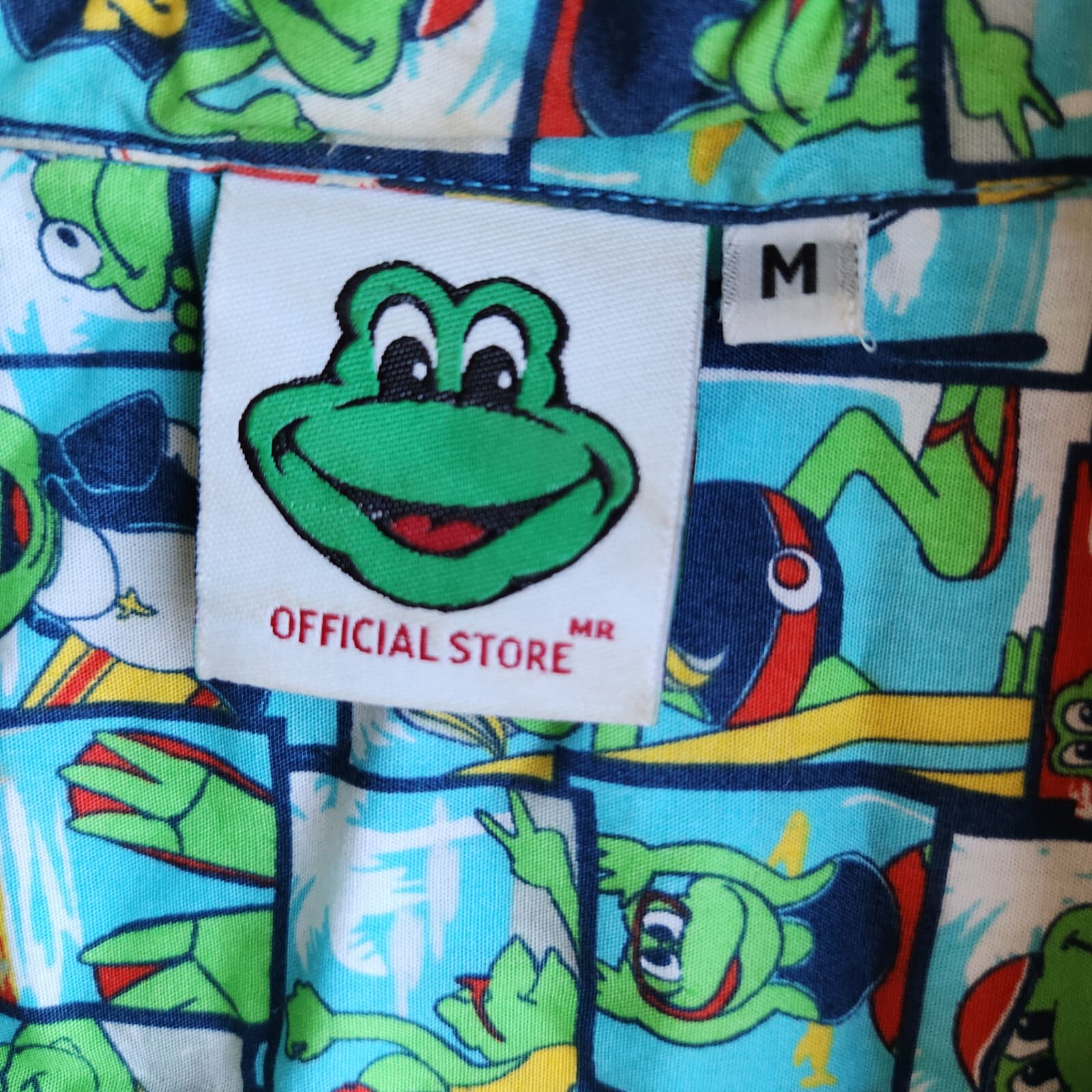 Senor Frog's Edesa Button-Down Hawaii Shirt Short Sleeve Multicolor Cotton Men M - Thumbnail 5