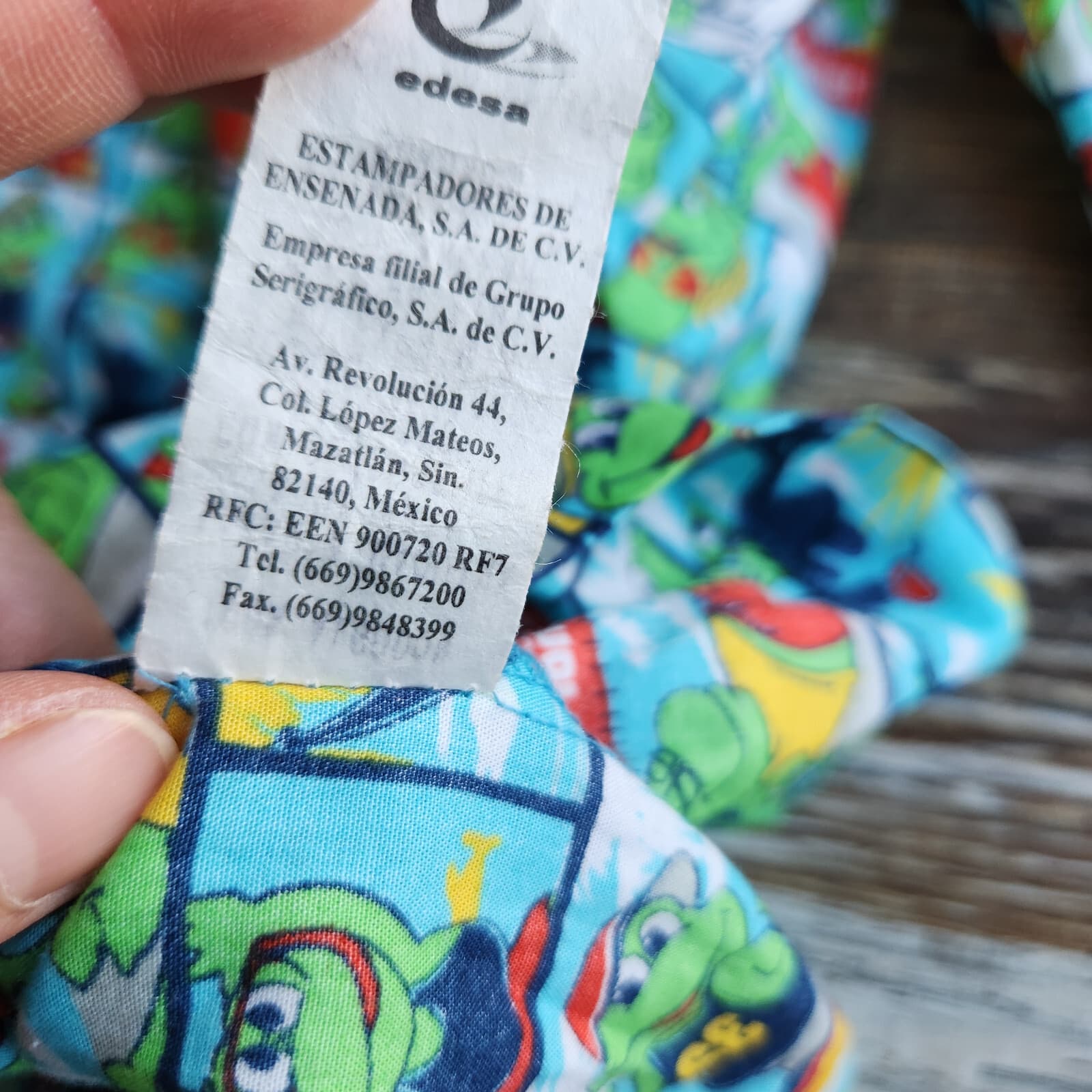 Senor Frog's Edesa Button-Down Hawaii Shirt Short Sleeve Multicolor Cotton Men M - Thumbnail 7