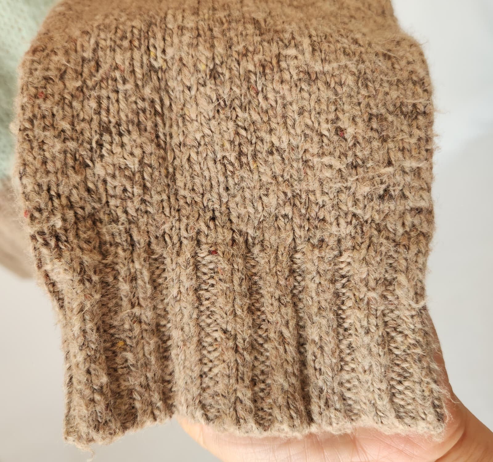 Sundance Abstract Cotton Wool Cashmere Mohair Crewneck Sweater Multicolor Sz.M - Thumbnail 7