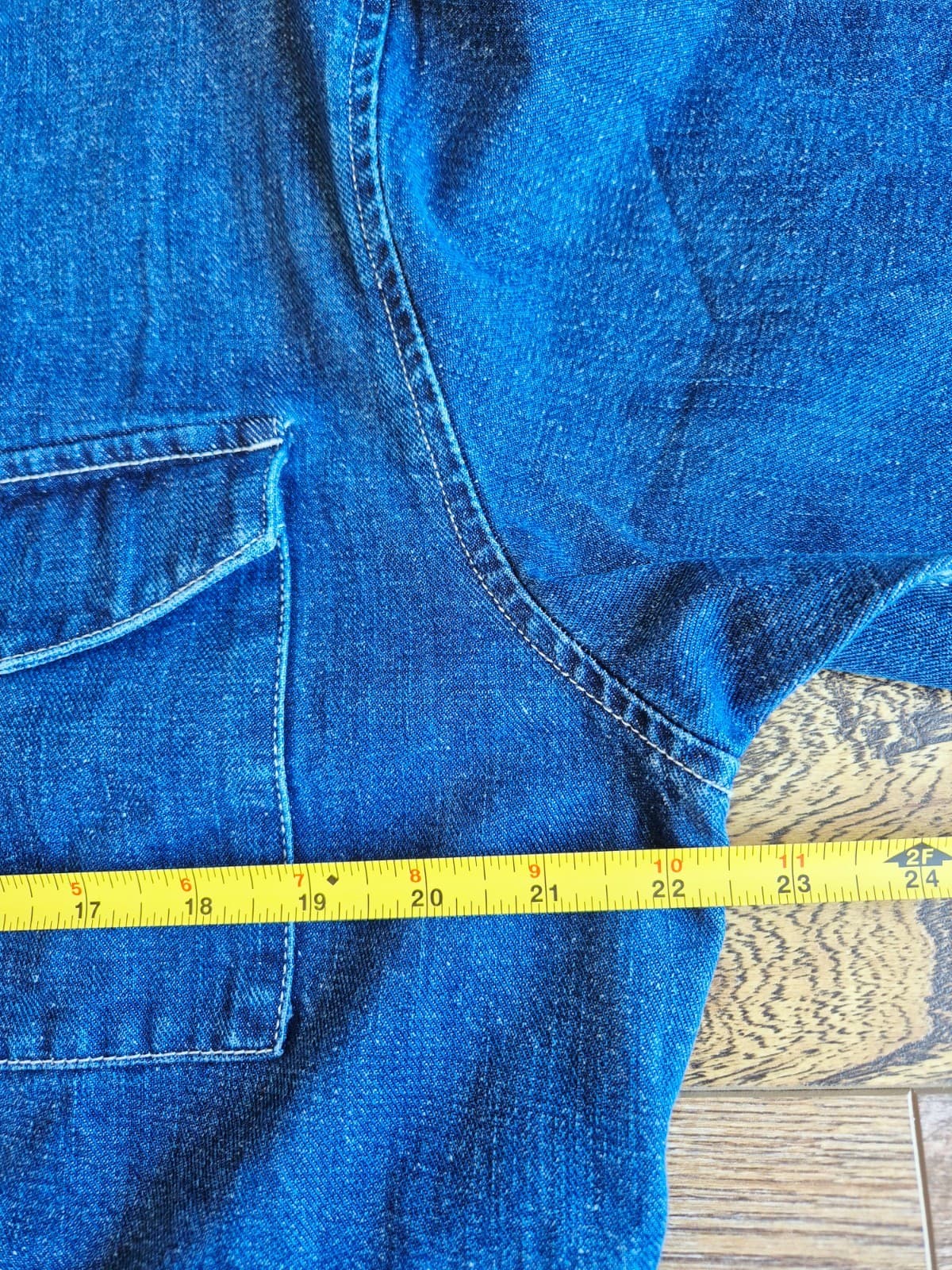J.Crew Blue Denim Utility Dress Long Sleeve Tie-Waist Zip-Up Cotton Women's 10 - Thumbnail 13