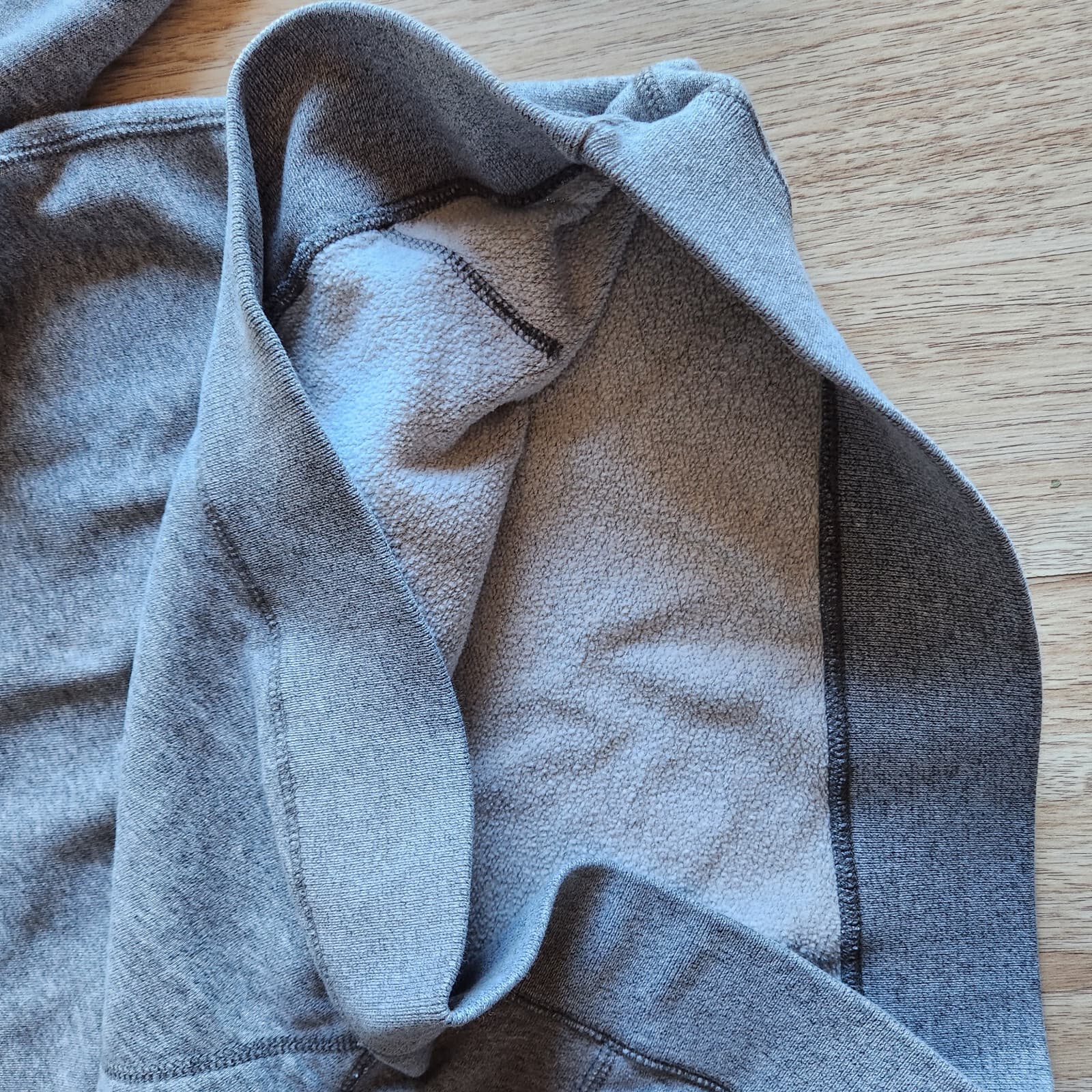 Abercrombie & Fitch Hooded Pullover Sweatshirt Pocket Long Sleeve Grey Unisex M - Thumbnail 6