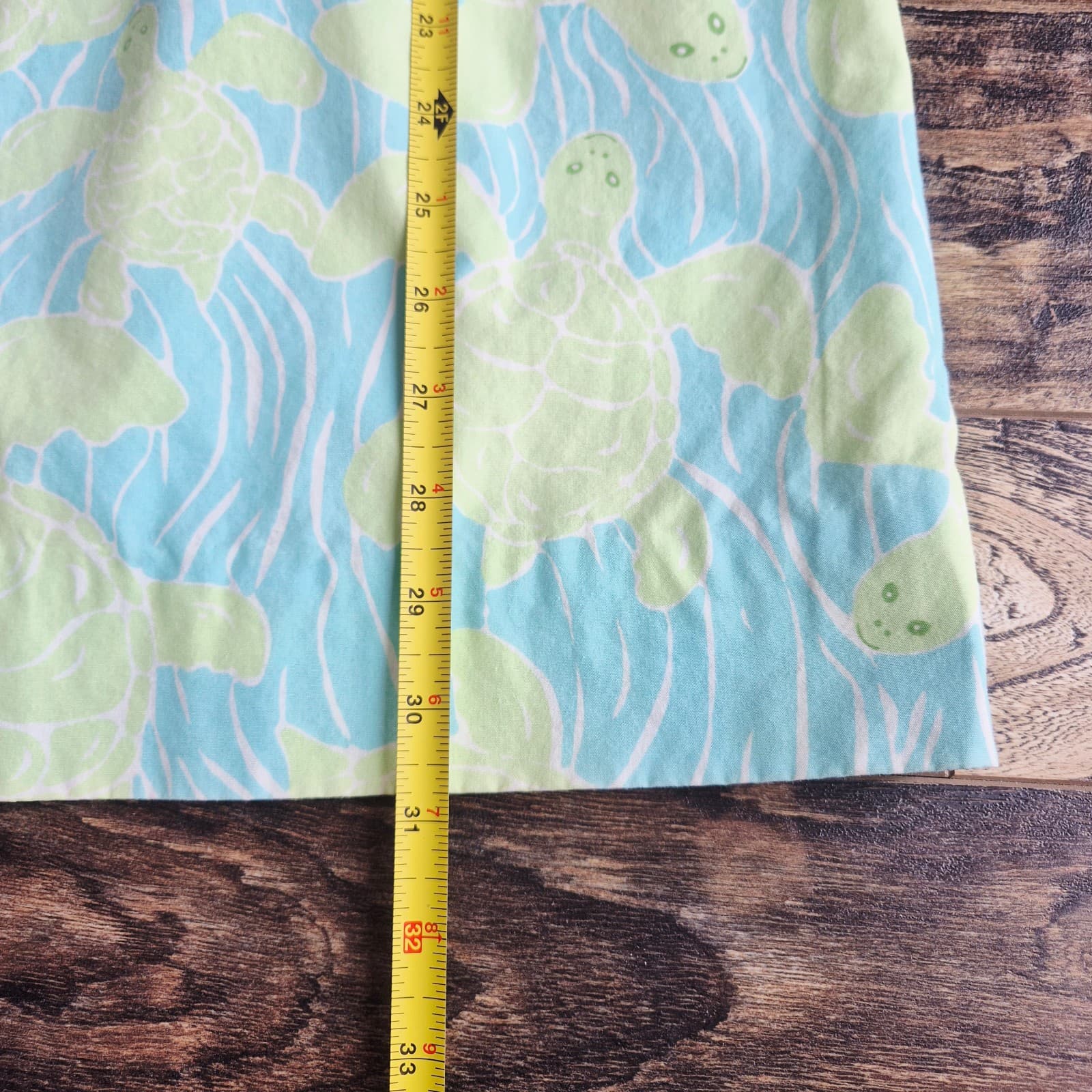 Vintage Lilly Pulitzer Turtle Printed Spaghetti Strap Mini Shift Sundress Sz.8 - Thumbnail 12