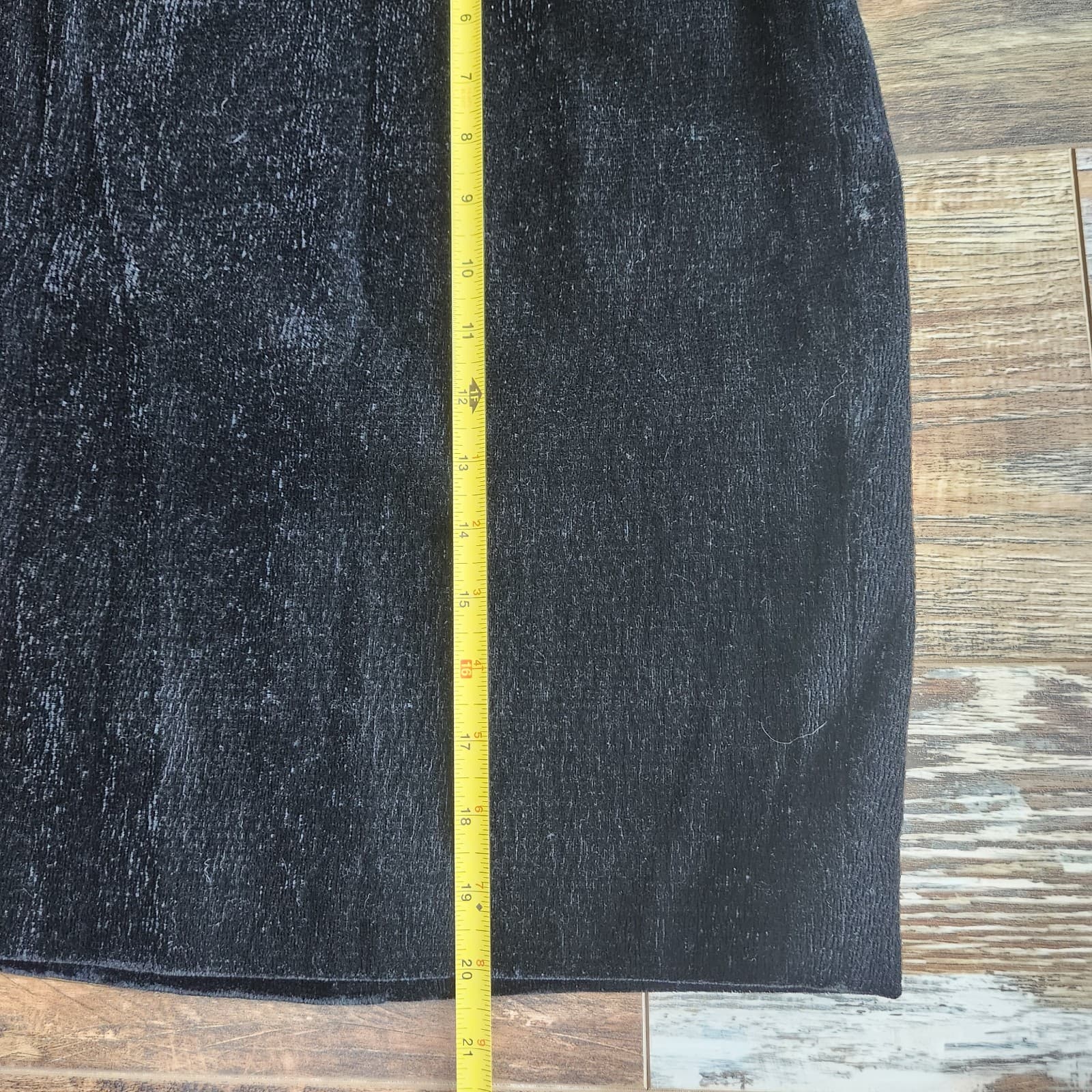 Vintage Escada Margaretha Ley Fleece Mini Pencil Skirt Lined Stretch Black Sz.36 - Thumbnail 10