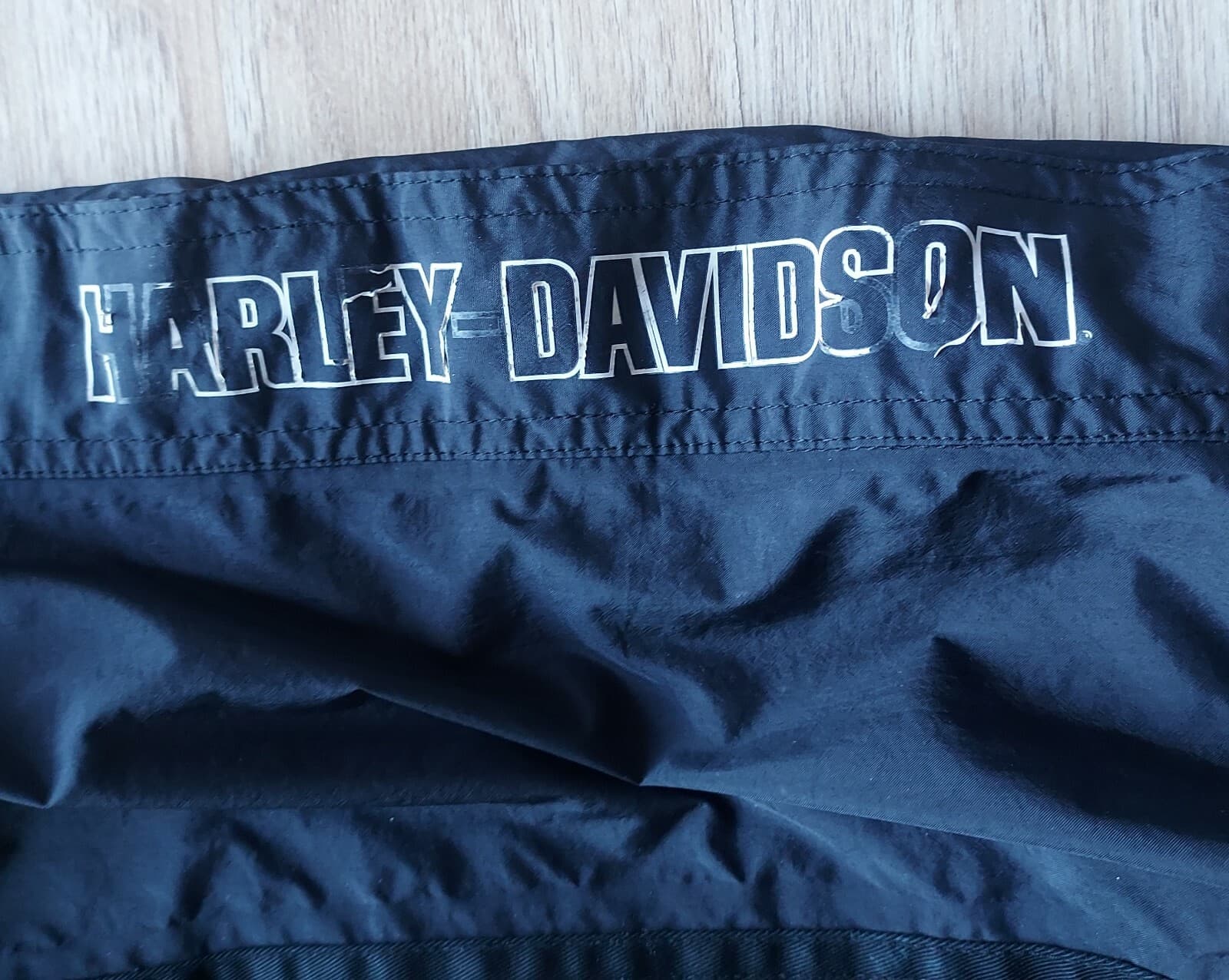 Harley Davidson Motorcycle Stirrup Overpants Rain Pant Elastic Waist Black Men S - Thumbnail 5
