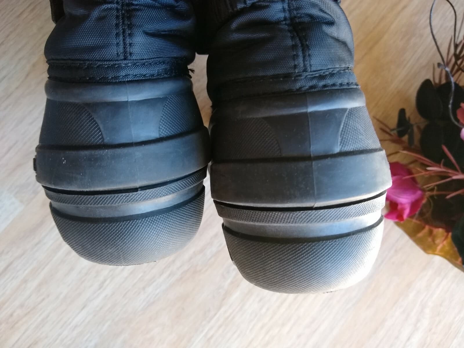 Sorel NWoB Kid's Winter Boots Warm Lining Waterproof Black/Blue Sz.US4 EUR36 - Thumbnail 5