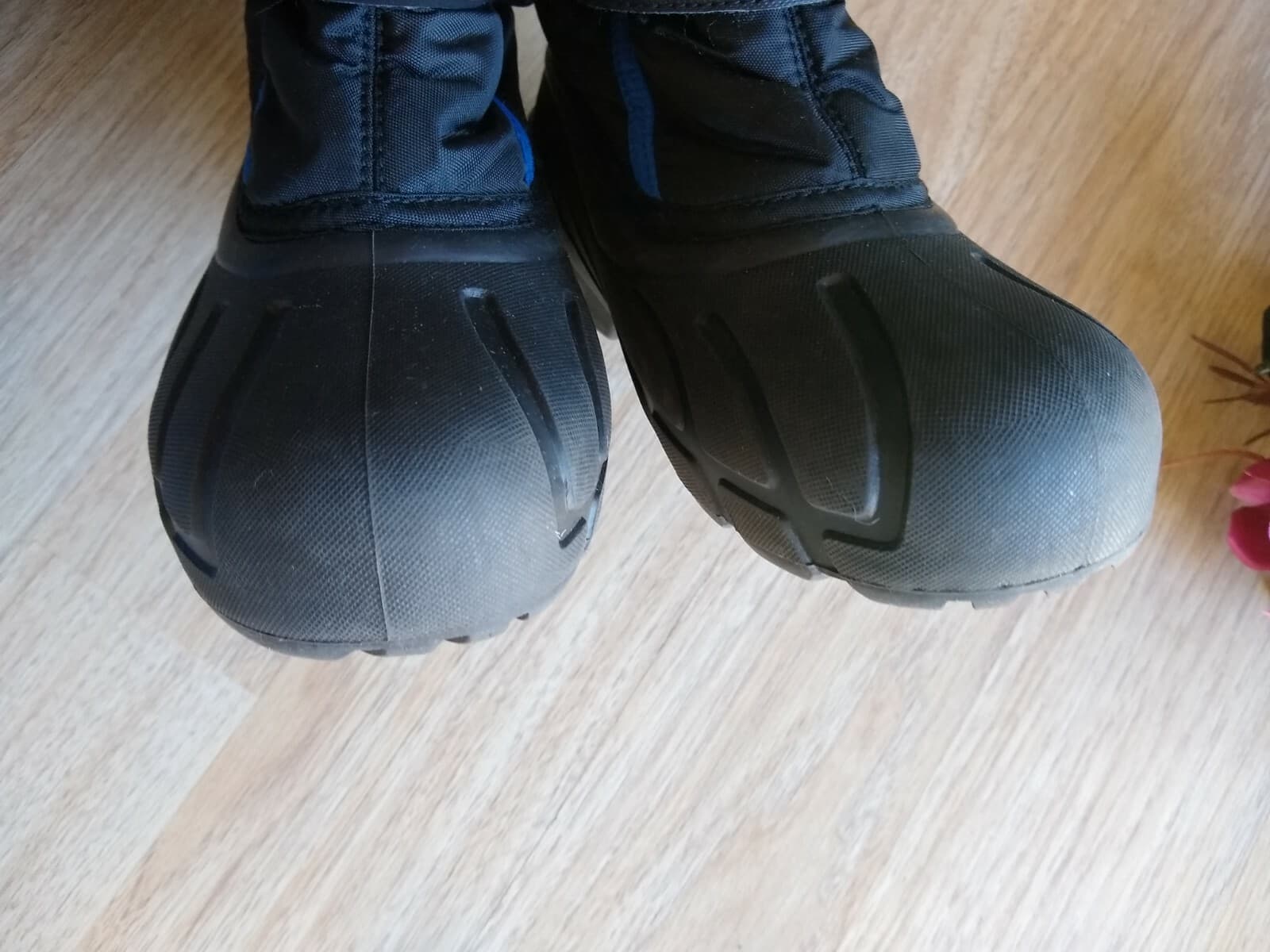 Sorel NWoB Kid's Winter Boots Warm Lining Waterproof Black/Blue Sz.US4 EUR36 - Thumbnail 4