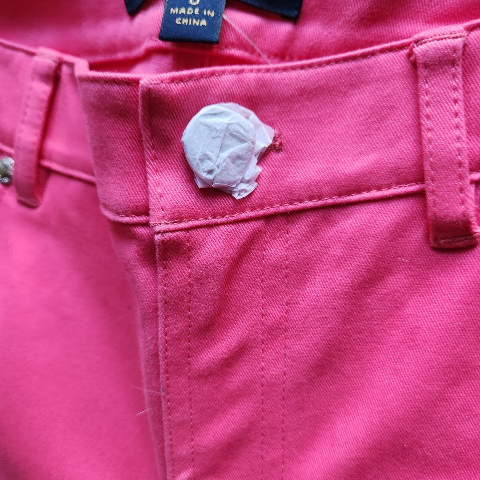 NWoT Brooks Brothers Natalie Fit Pant Zip Slim Leg Stretch Cotton Pink Sz.O $148 - Thumbnail 4