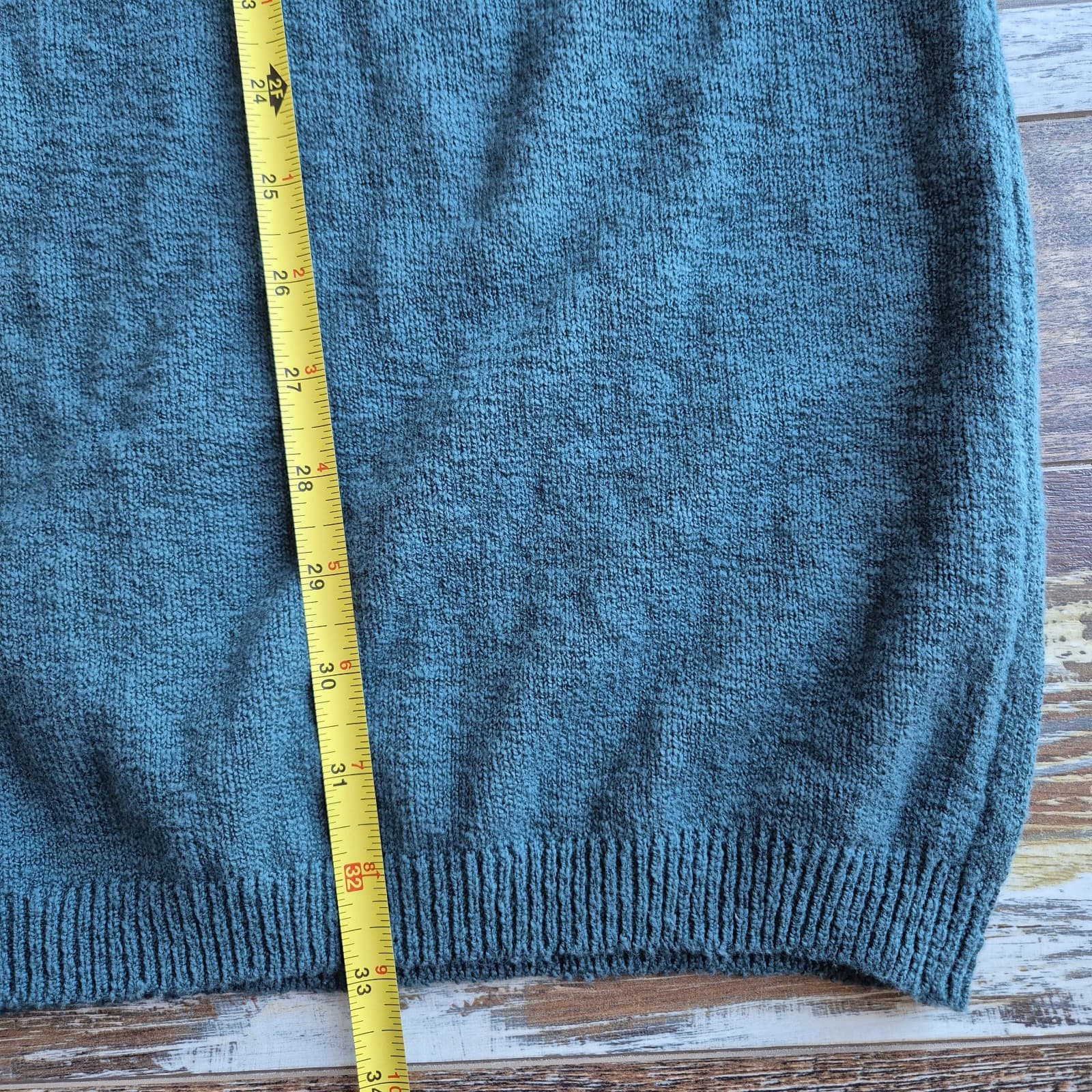 Free People Beach Cotton Blend Knit Midi Pencil Skirt Elastic Waist Green Sz.XS - Thumbnail 10