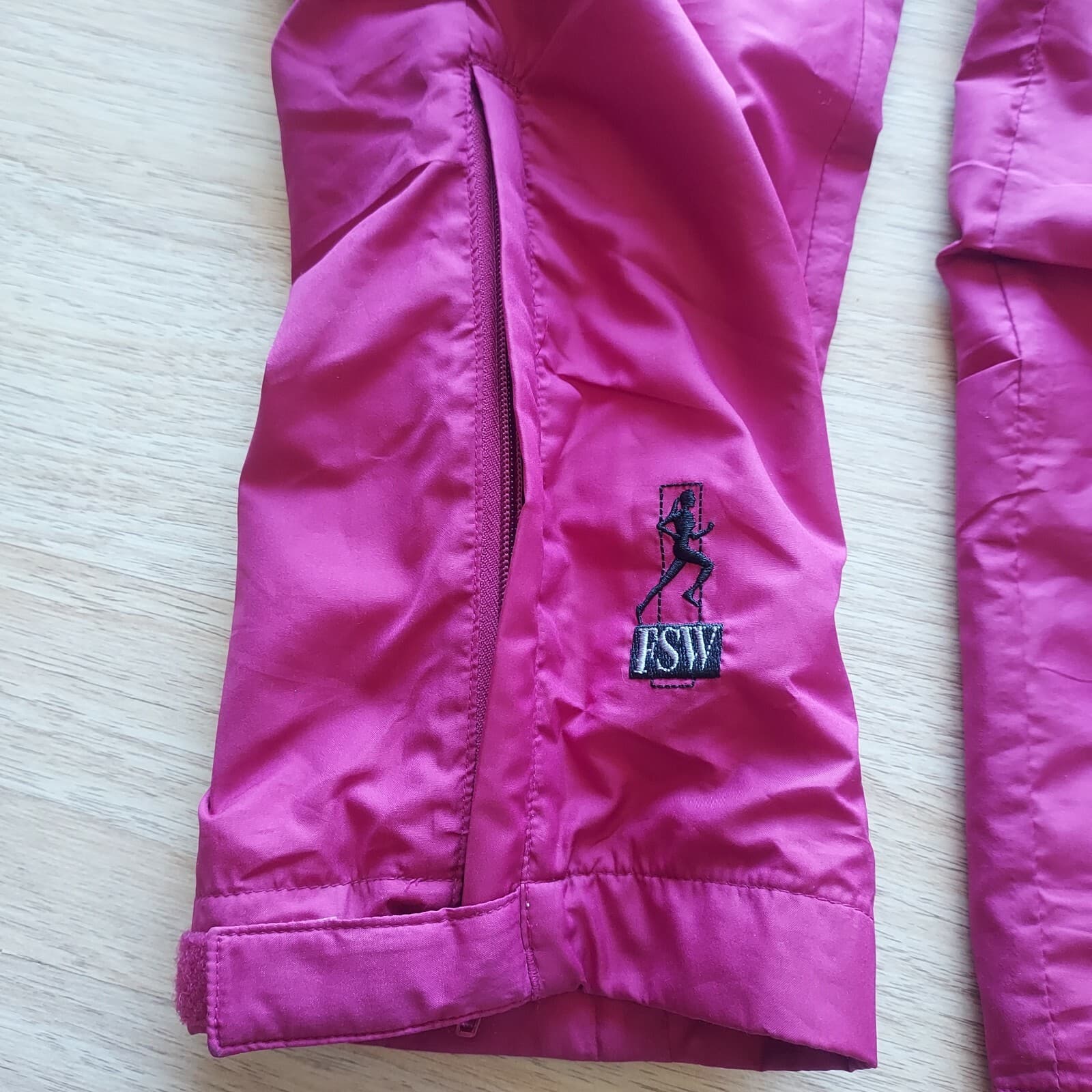 Frank Shorter Gore-Tex Track Running Jogger Pants Pull-On Zip-Ankle Pink Women M - Thumbnail 3