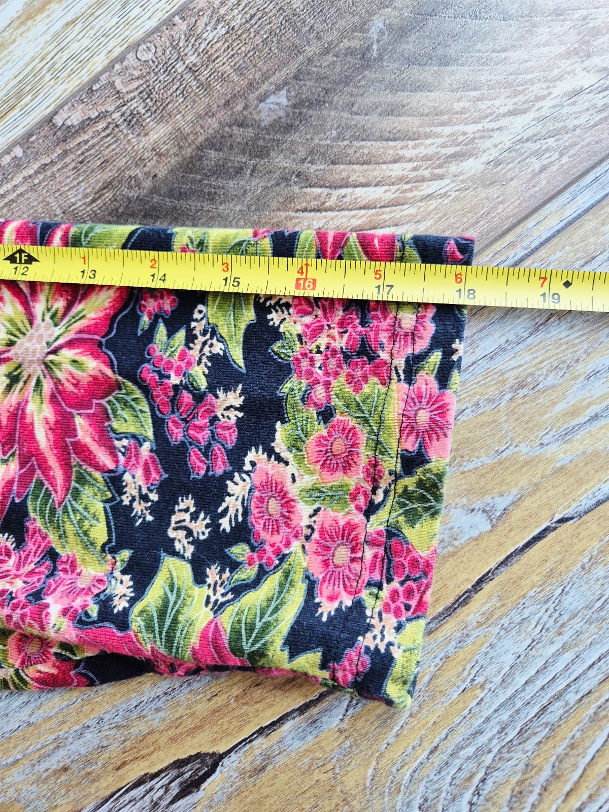 The Vermont Country Store Floral Top 3/4 Sleeve Knit Cotton Multicolor Womens 2X - Thumbnail 8