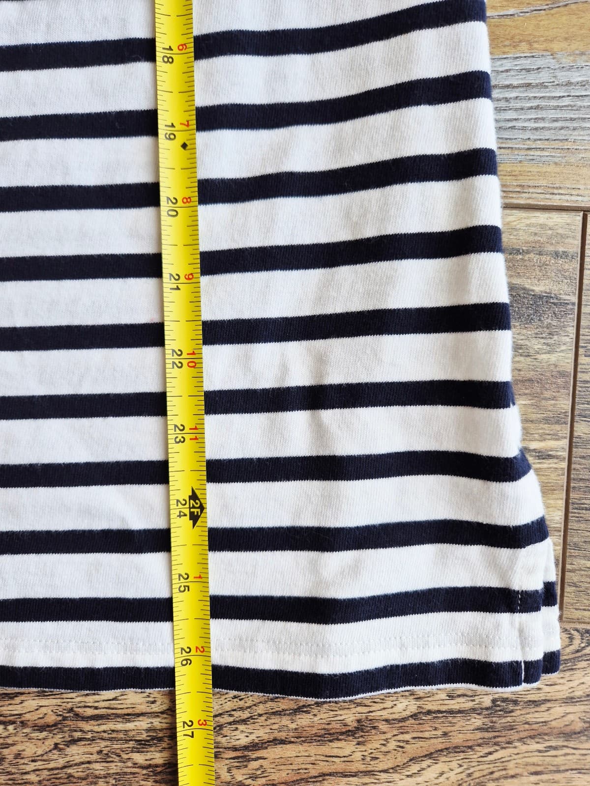 Talbots Embroidered Owl Friends Open Crewneck T-Shirt Stripe Black White Plus X - Thumbnail 12