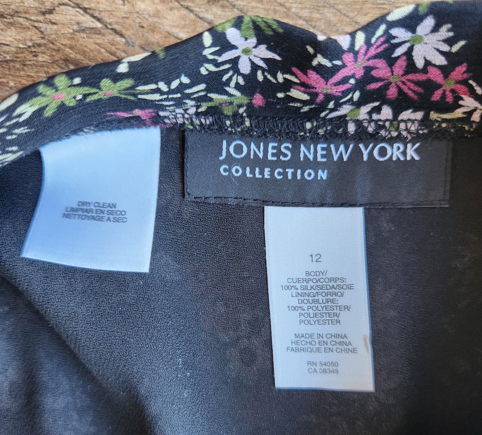 Jones New York Collection 100% Silk Floral Maxi A-Line Skirt Lined Chiffon Sz.12 - Thumbnail 8