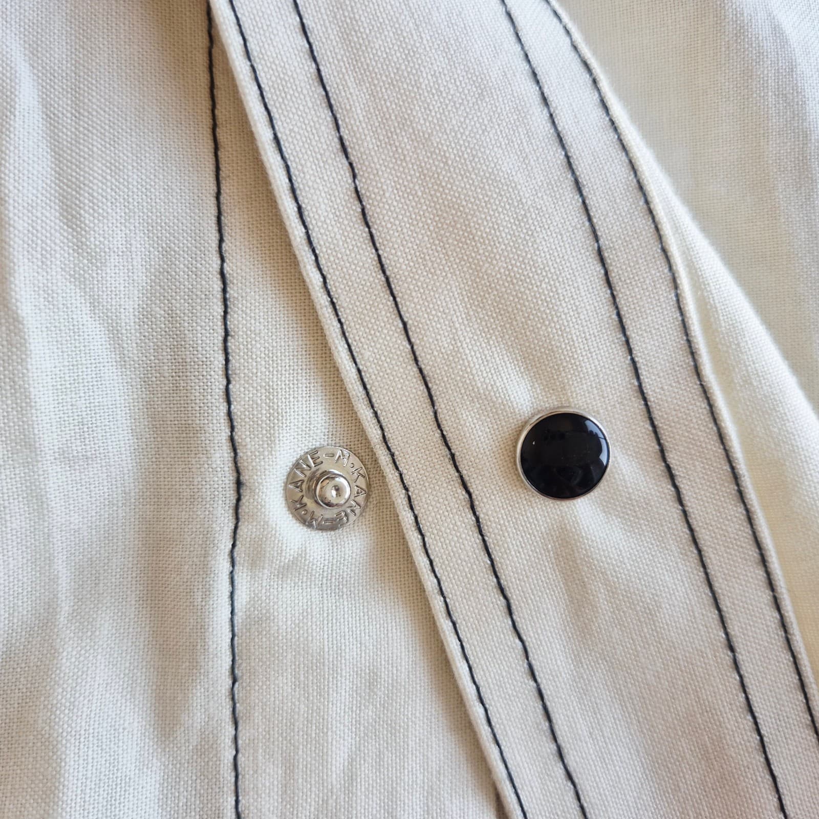 Vintage Wrangler Aztec Navajo Pearl Snap Brushpoppers Western Shirt Pocket Men L - Thumbnail 7
