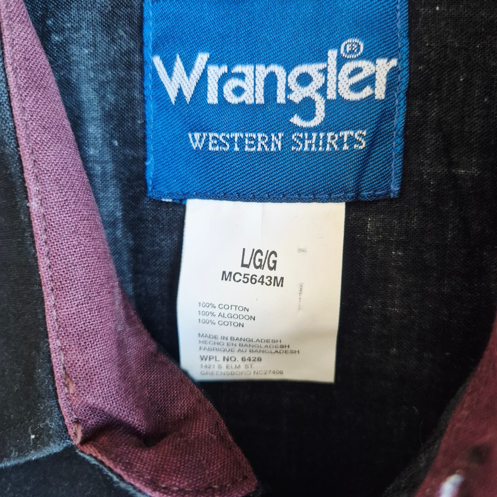 Vintage Wrangler Aztec Navajo Pearl Snap Brushpoppers Western Shirt Pocket Men L - Thumbnail 8