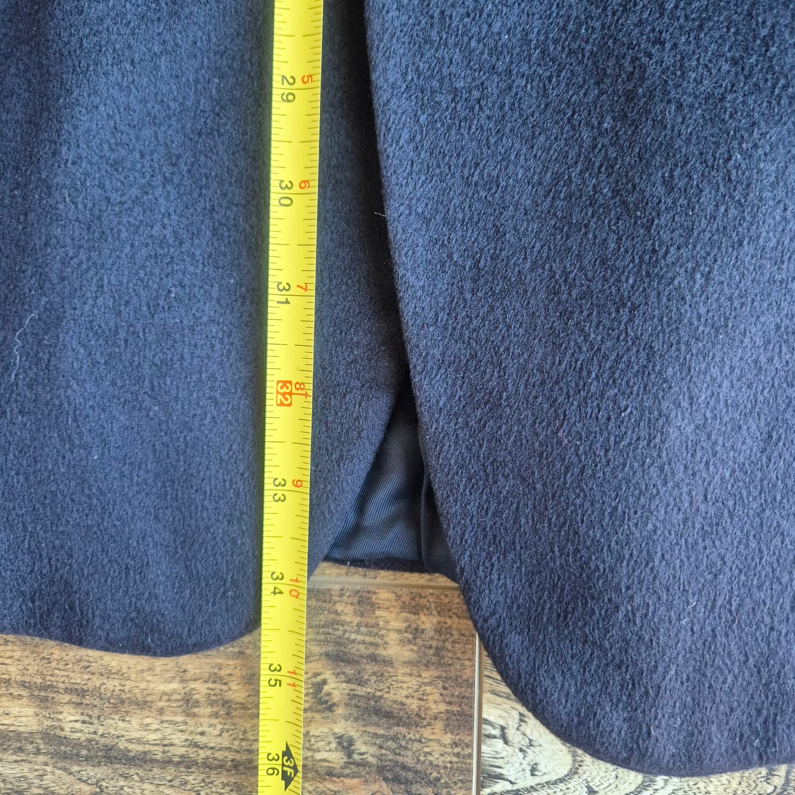 John W. Nordstrom Loro Piana 100% Cashmere Tailored Blazer Sportcoat Navy Men 46 - Thumbnail 15